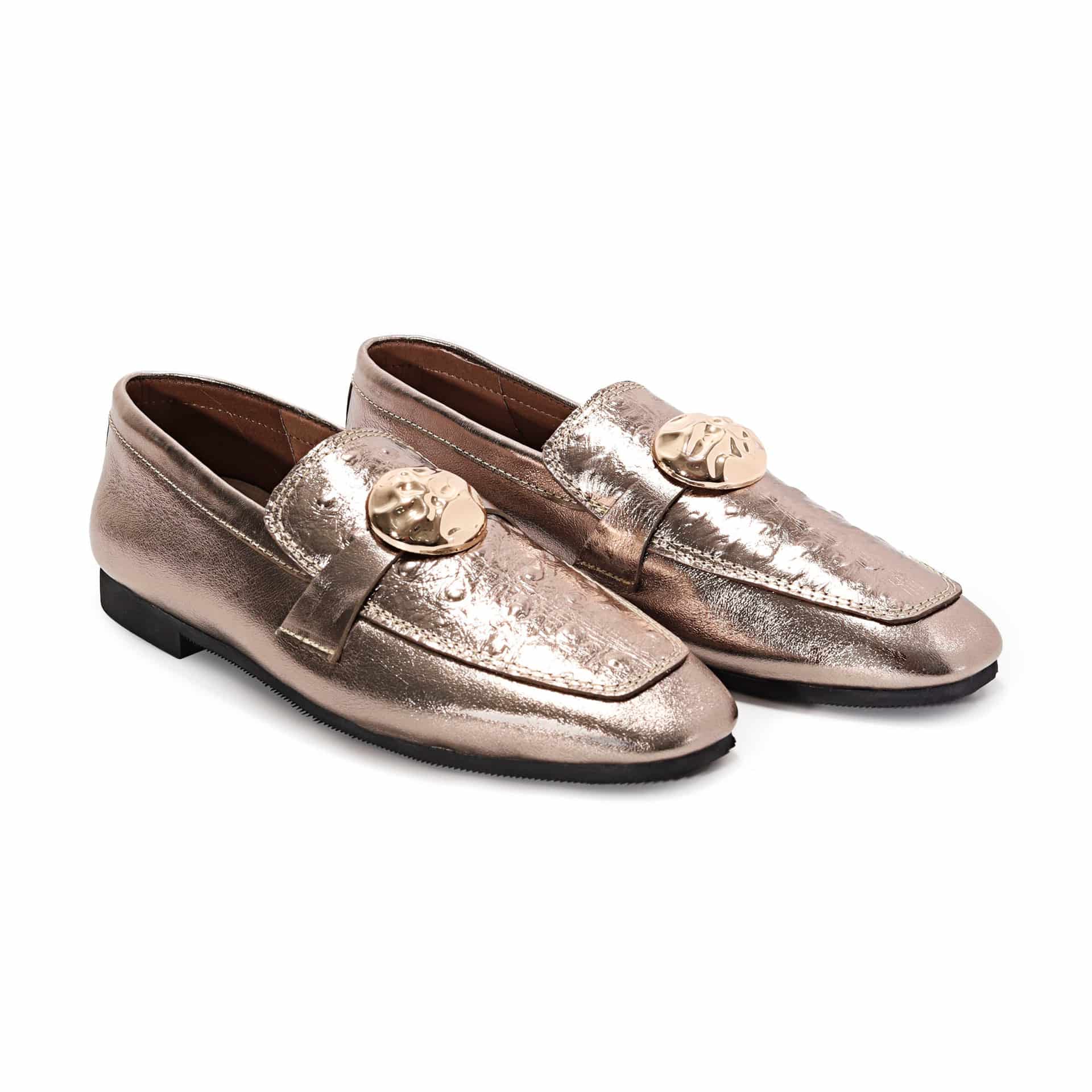 "AZURRA" MOCASÍN EN CUERO - miniatura 2