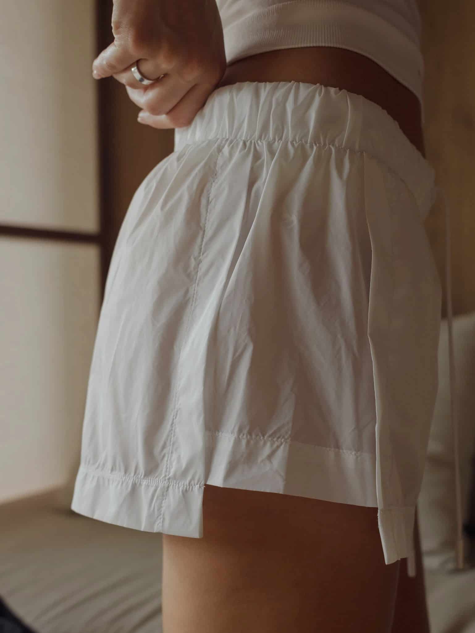 INVISIBLE SHEER SHORTS - WHITE - miniatura 11