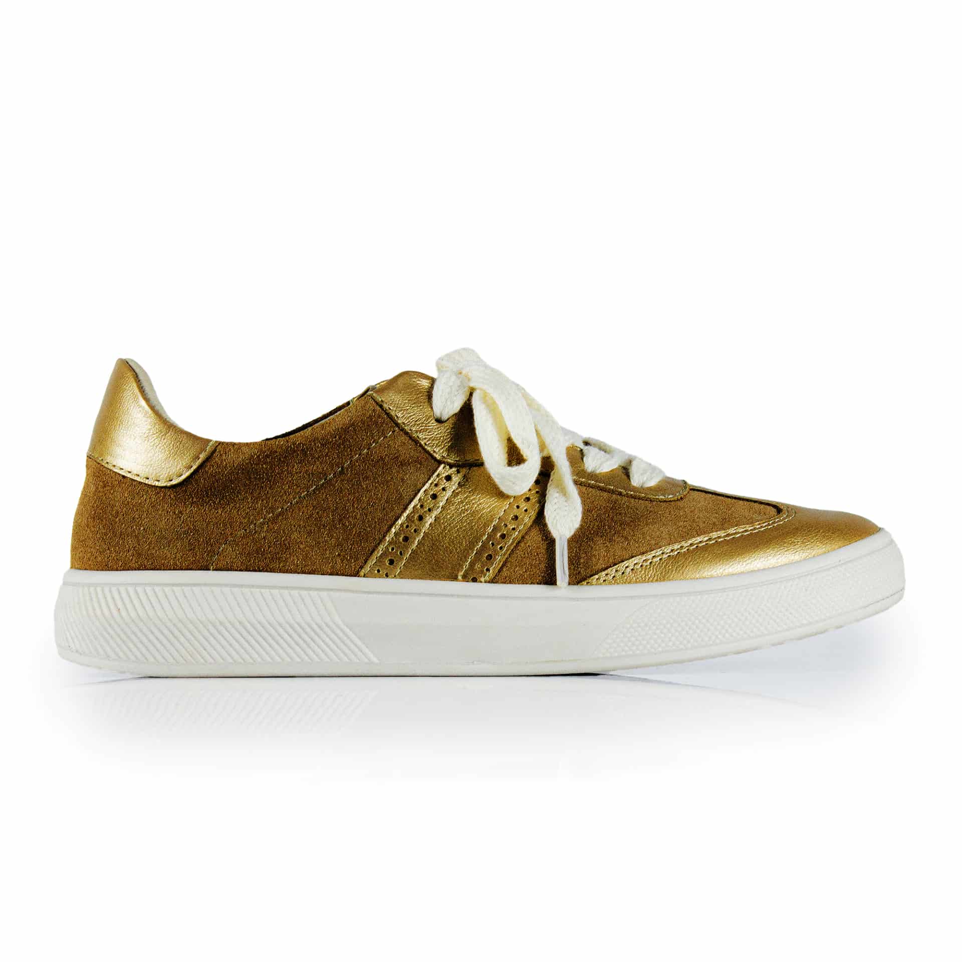 "VERONICA" TENIS en CUERO - miniatura 1