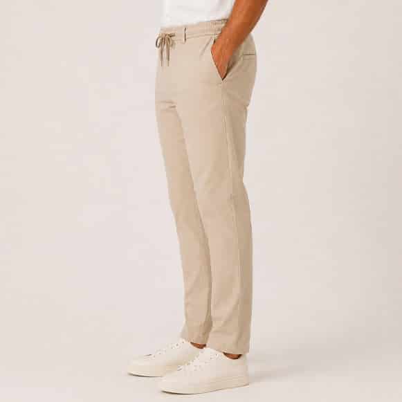 PANTALON RESORTADO 100% POLIESTER HOMBRE - miniatura 8