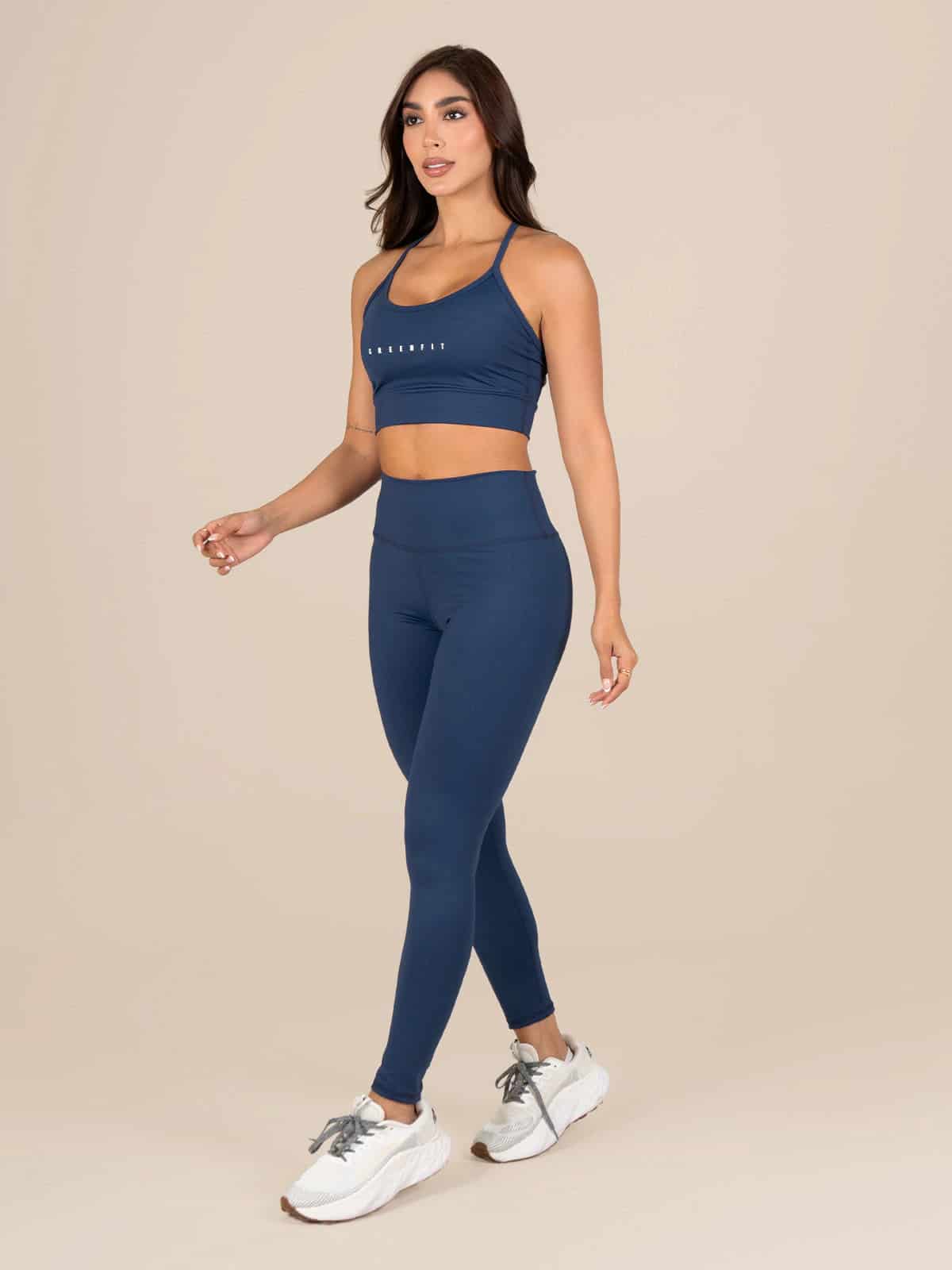 Palmas leggins set azul petroleo oscuro - miniatura 2