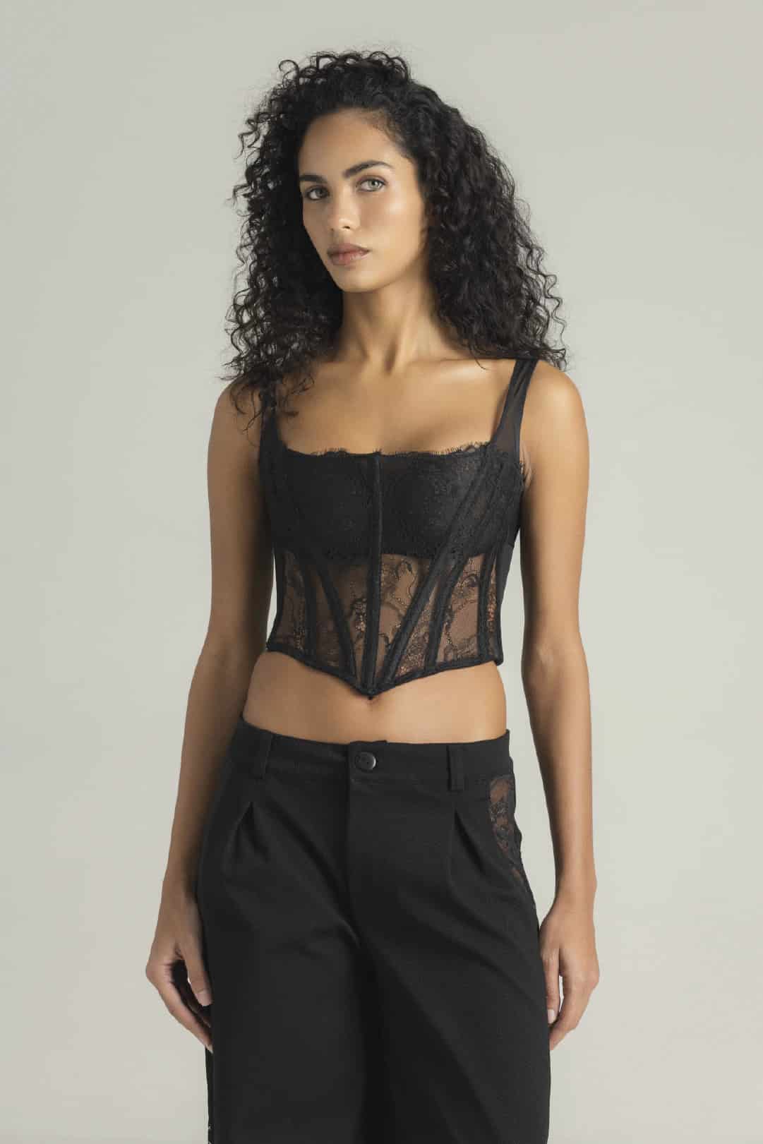 CORSET INDIRA NEGRO - miniatura 2