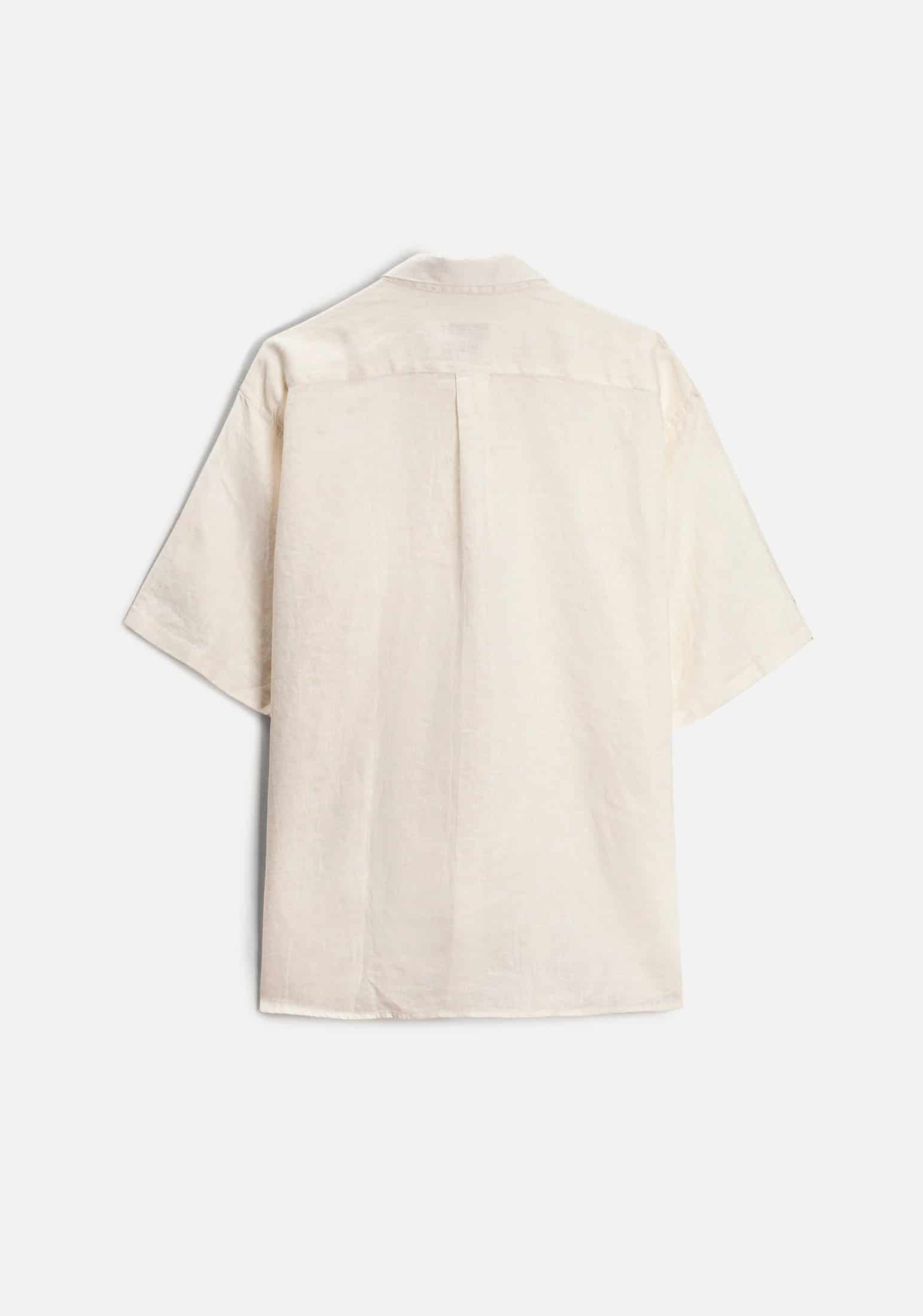 Camisa H Harlem Unicolor Marfil - miniatura 4