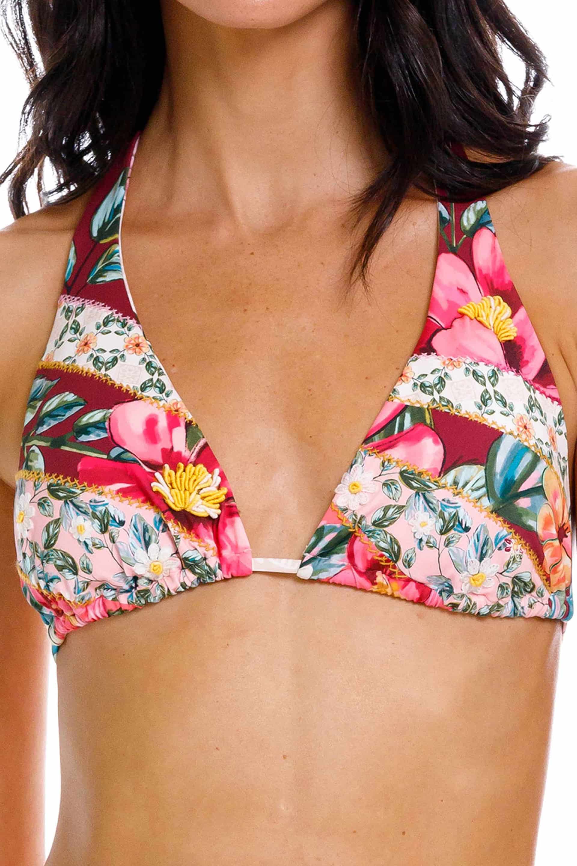 Top Halter de Bikini Kenia Ondas - miniatura 1