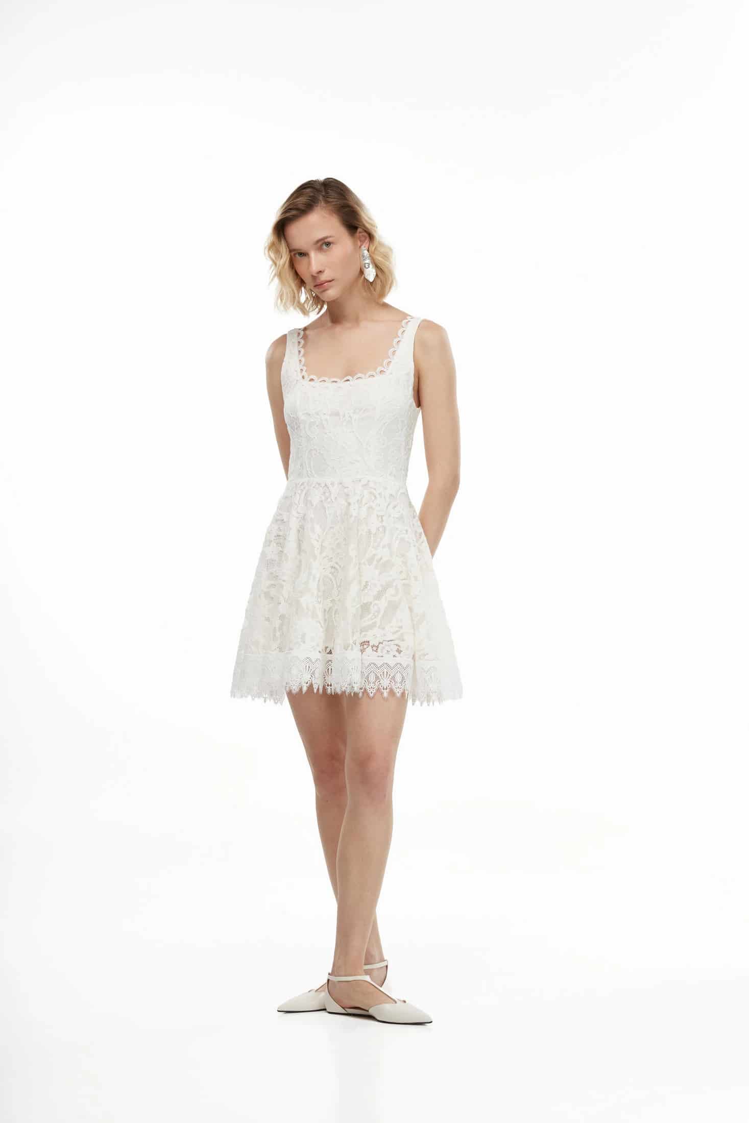 HAVANA MINI DRESS WHITE - miniatura 5