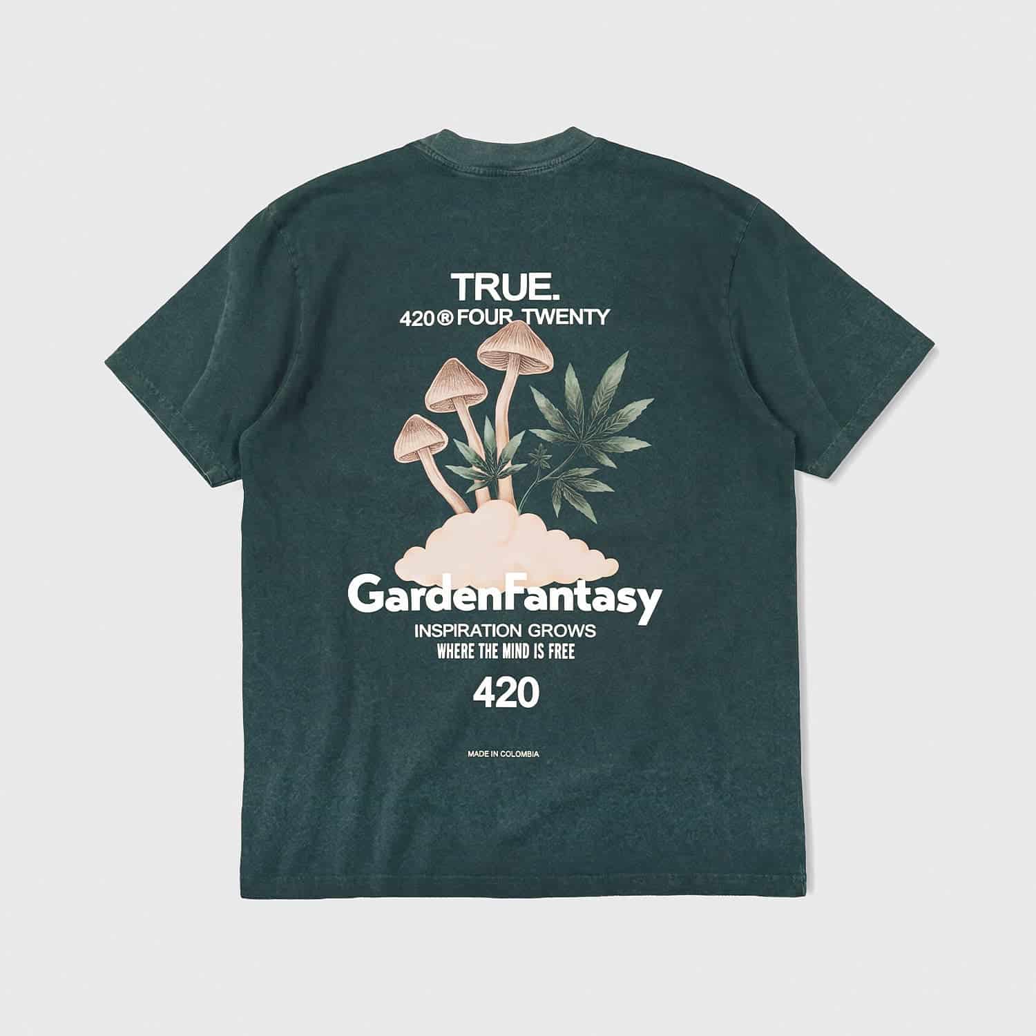 Garden T-Shirt - Deep Green - miniatura 1
