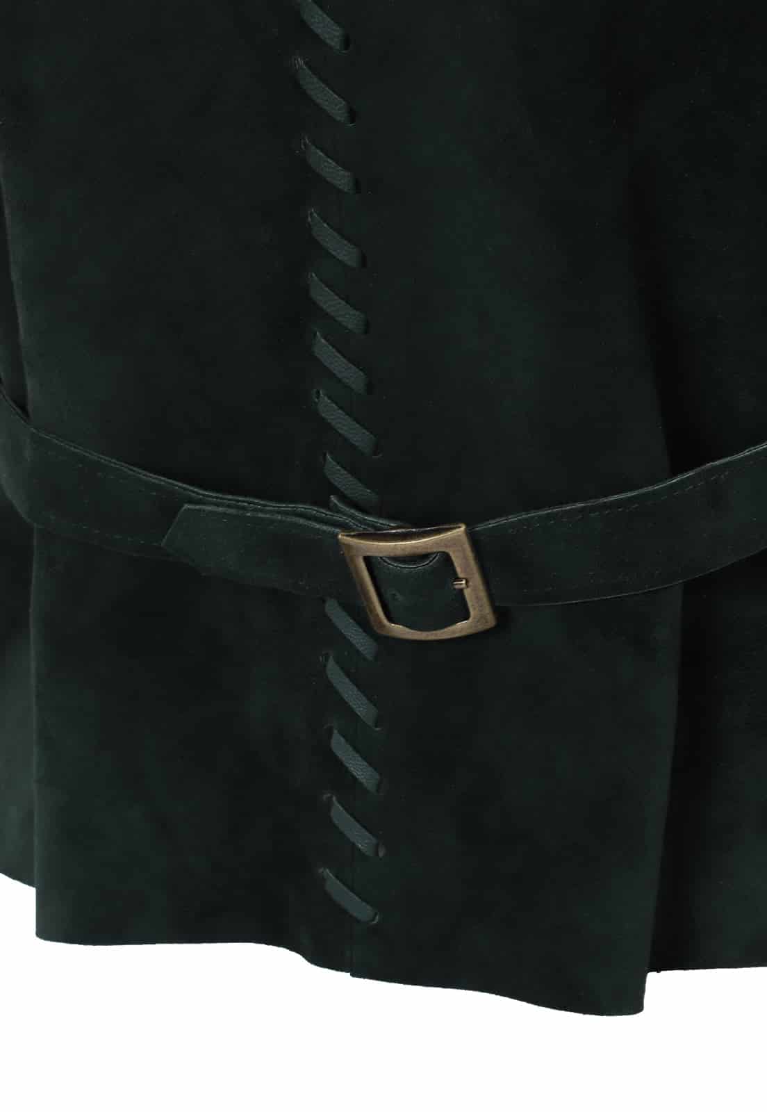 CHARLIE SUEDE TAILORED V-NECK VEST - miniatura 4