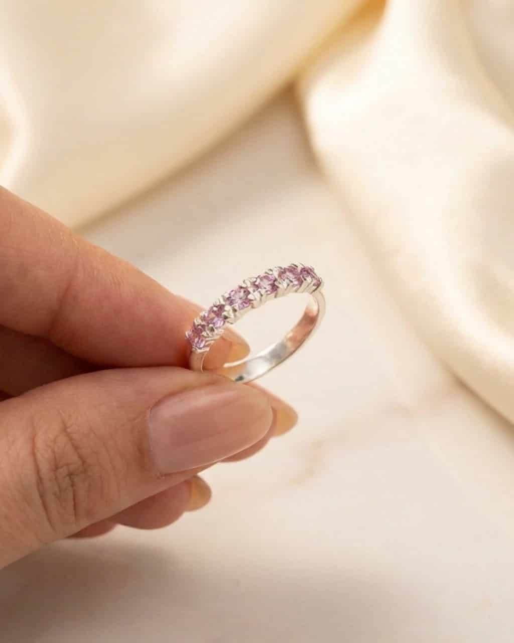 Anillo en plata ley 925 Circon - miniatura 1