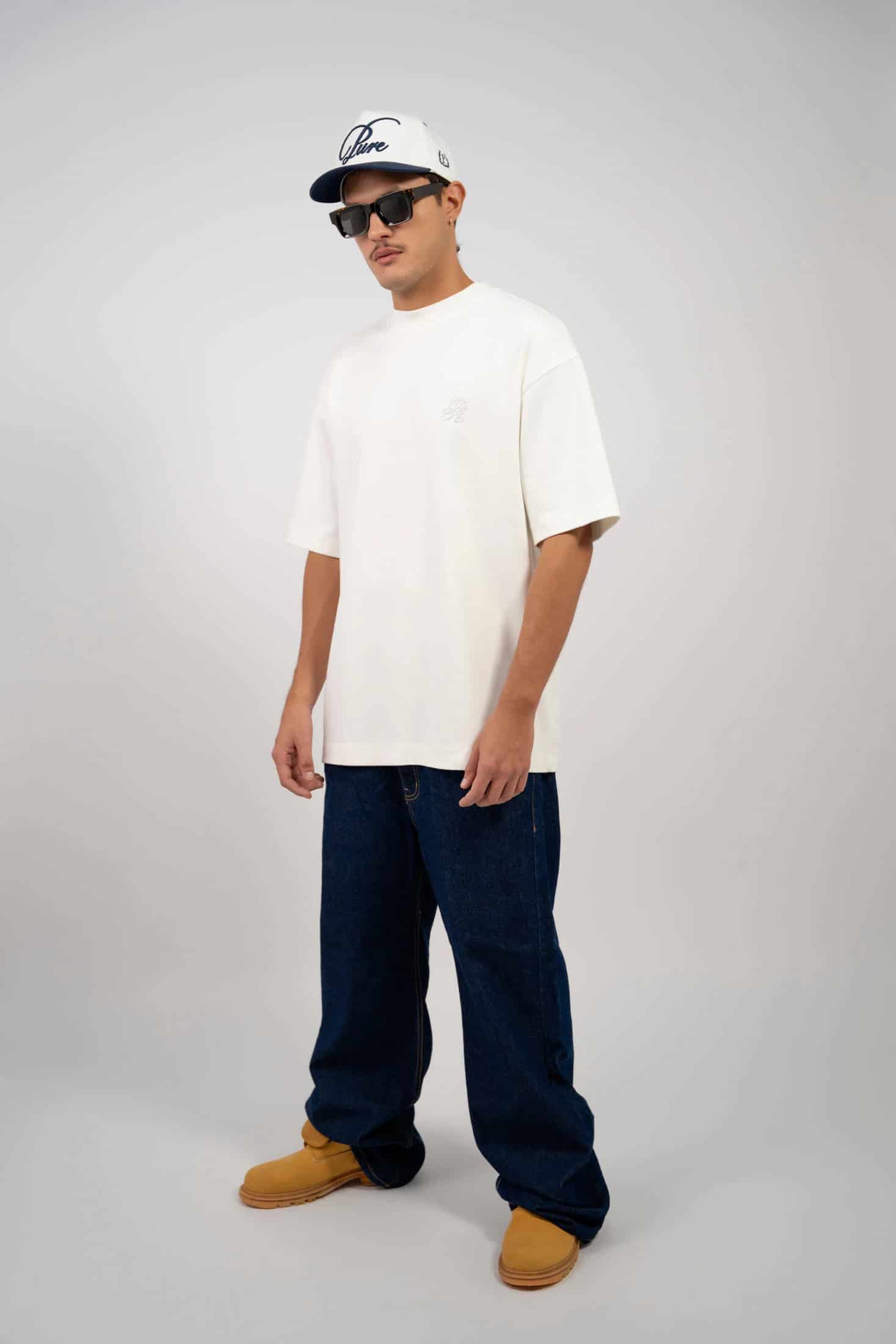 White Logo T-Shirt - miniatura 3