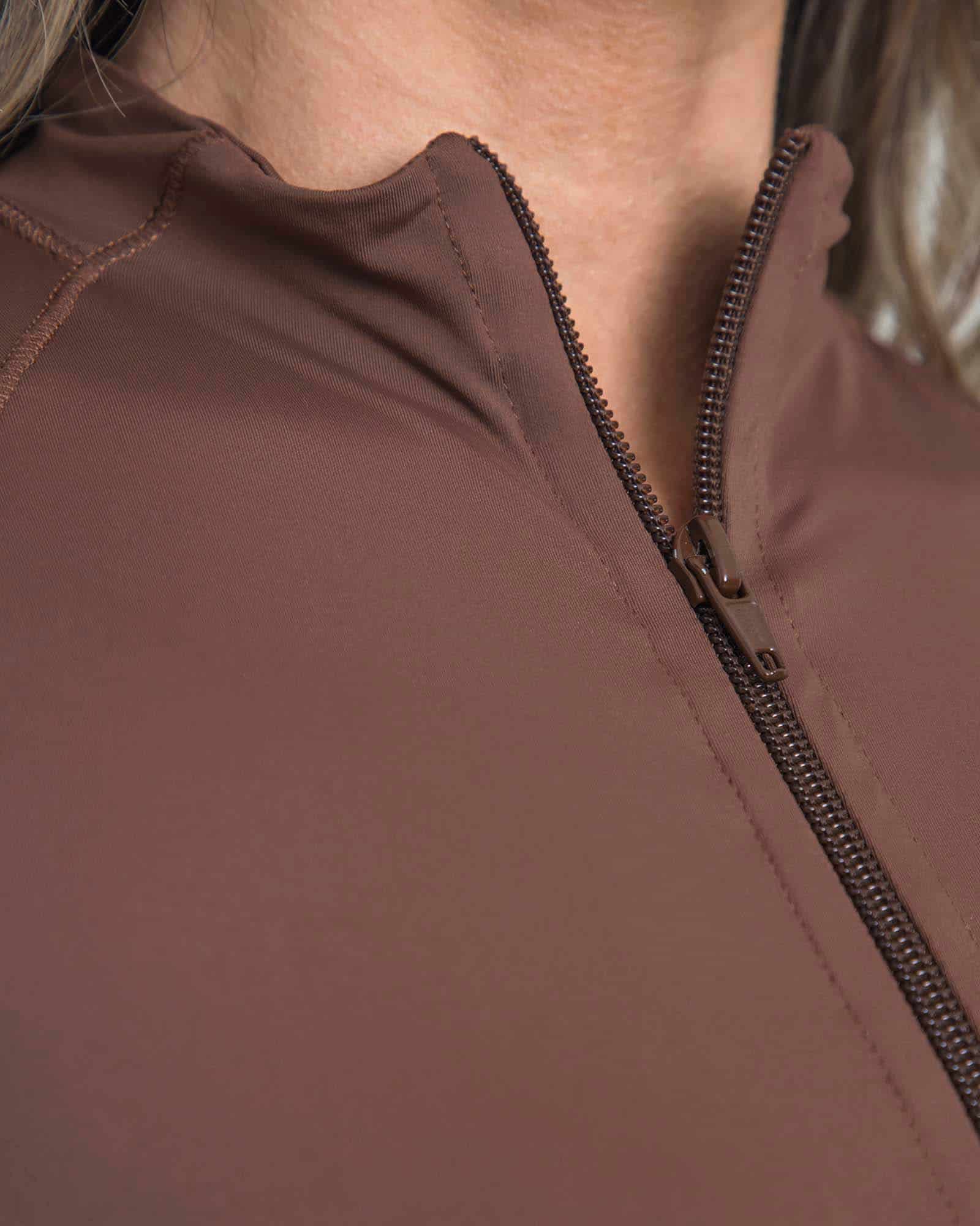 Chaqueta sculpt edge marron outdoor FIBER - miniatura 7