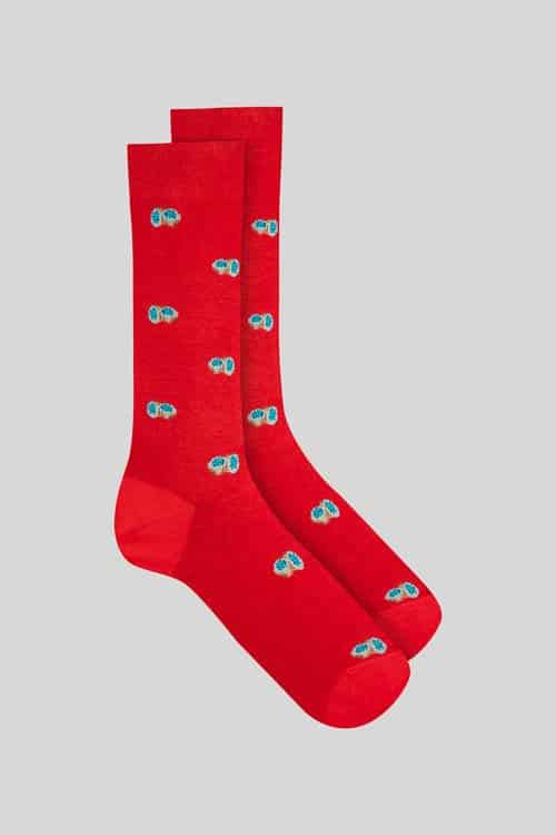 men's sock red kiwi - miniatura 2
