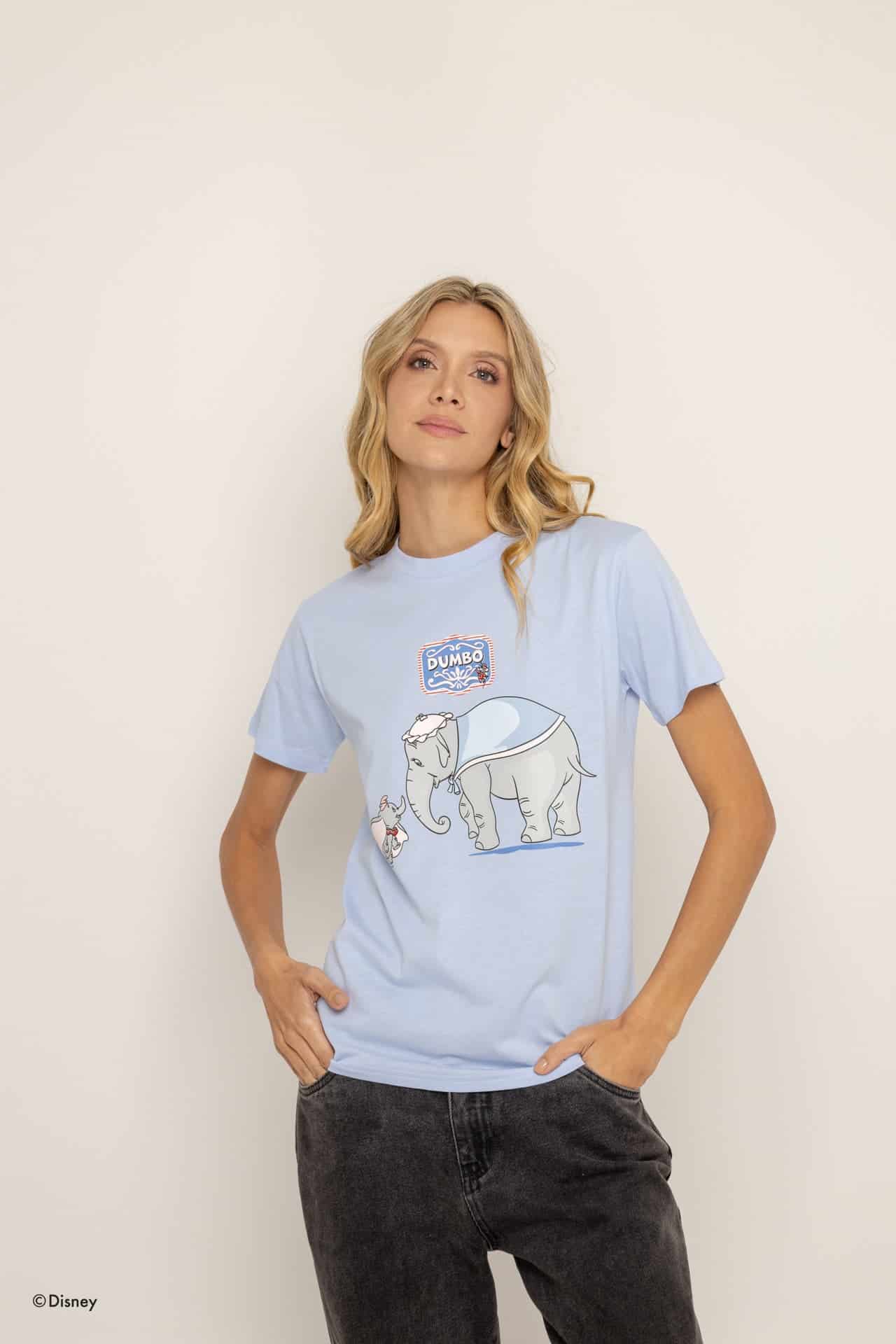 T-Shirt Azul Dumbo - miniatura 6