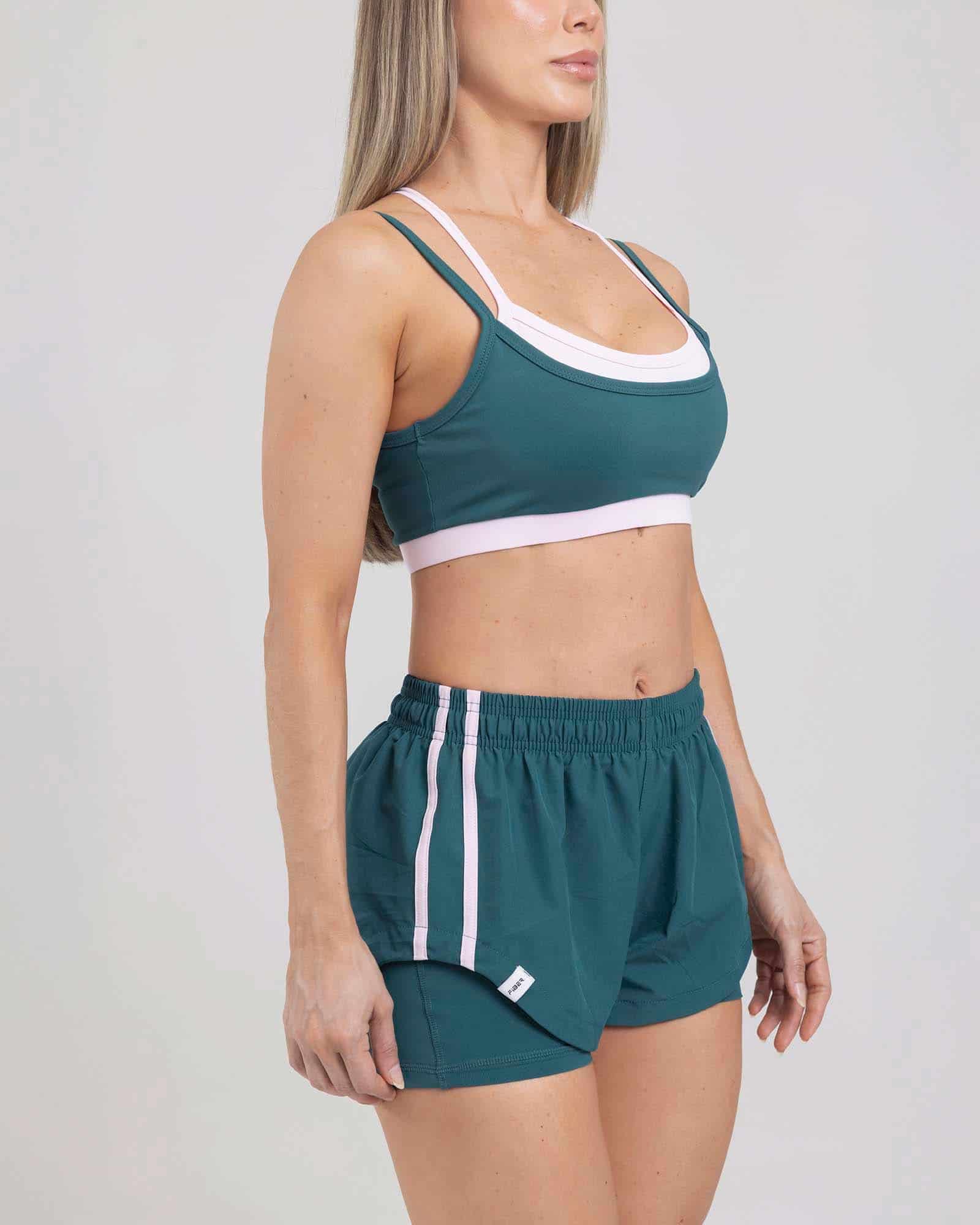 Top sisa verde esmeralda dual glow tropi FIBER - miniatura 2