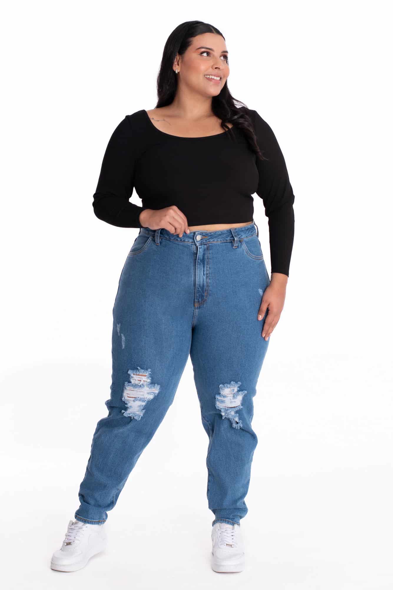 Jean Mom Azul Medio 403 - miniatura 7