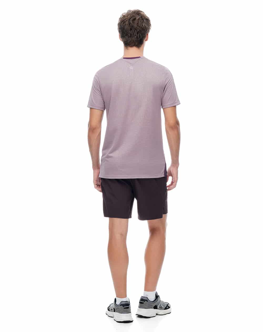 Pantaloneta deportiva vino tinto hombre - miniatura 3