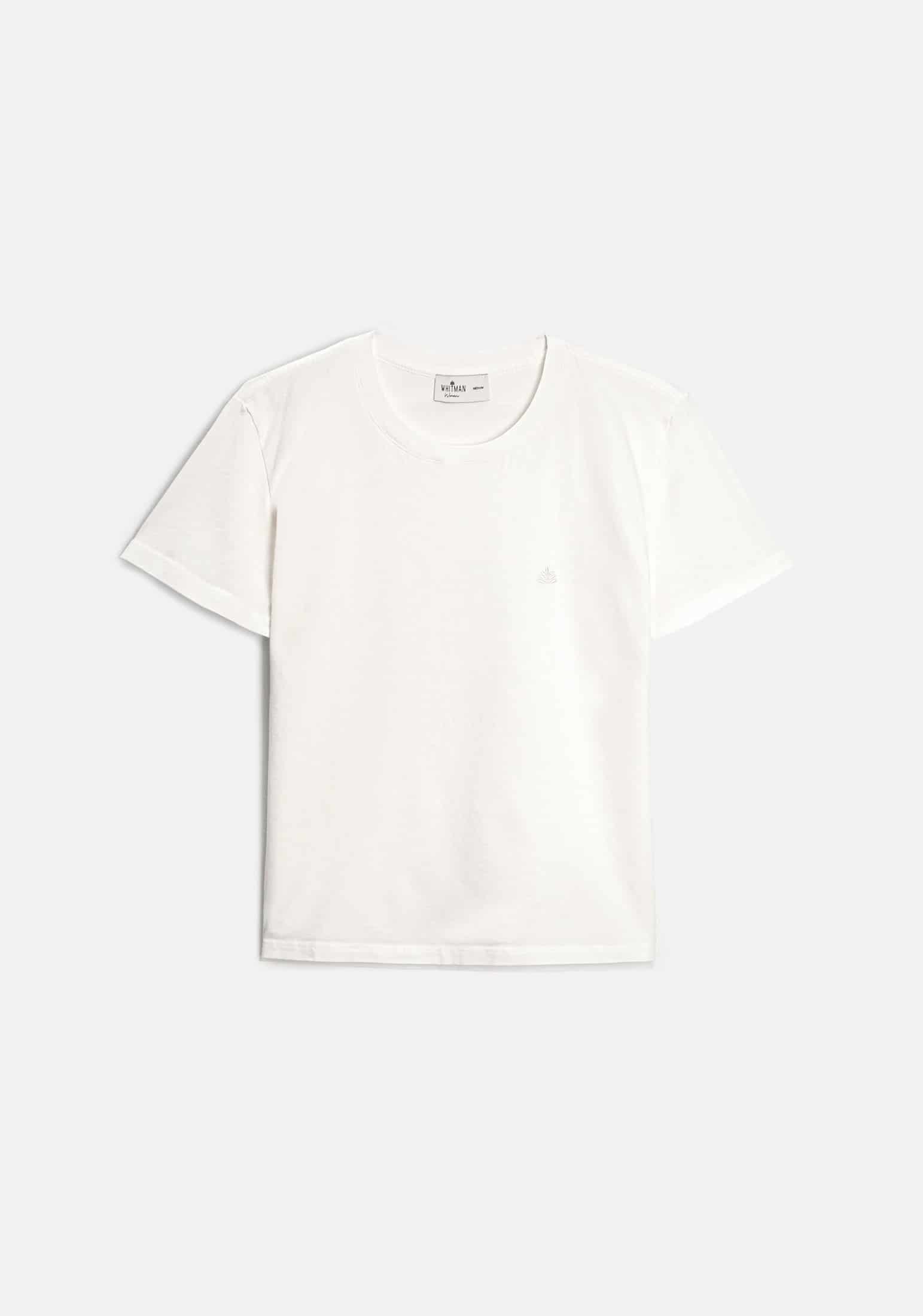 Camiseta M Unicolor CR L-Atn Marfil - miniatura 1