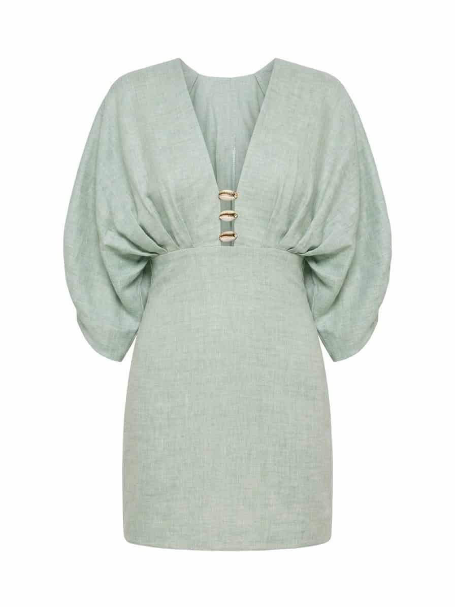 ABELLA DRESS SEAFOAM GREEN - miniatura 1