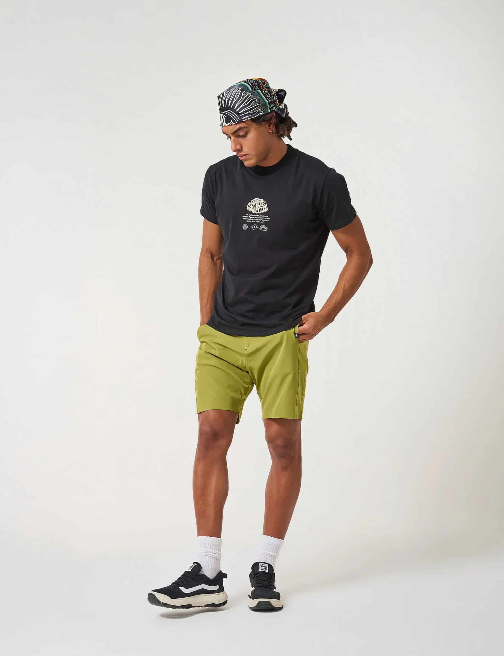 Camiseta Regular Fit Natural Conexion negro Hombre - miniatura 7