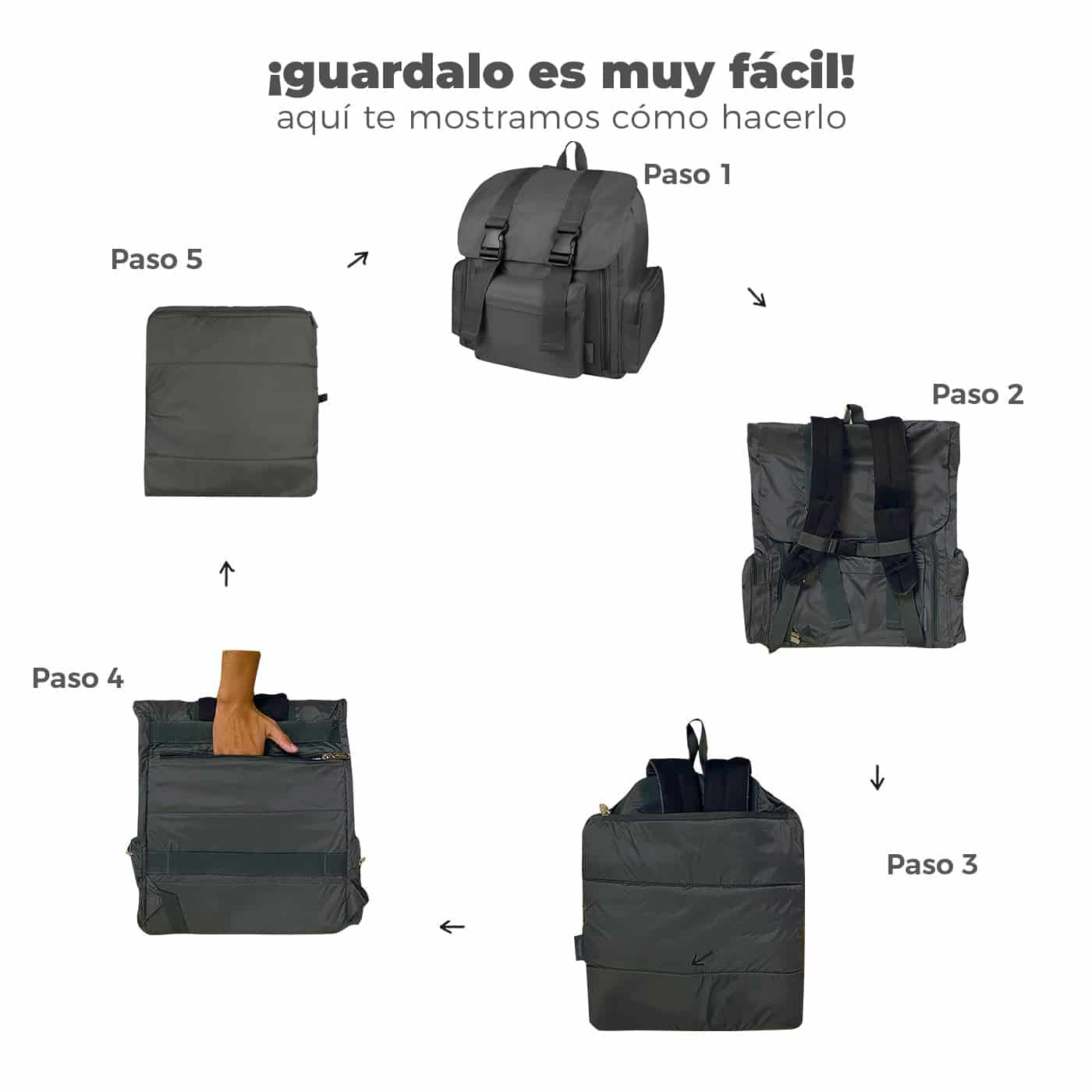 Morral Mochilero XL ULTRA Estampado Jungla Citybags Multicolor - miniatura 3