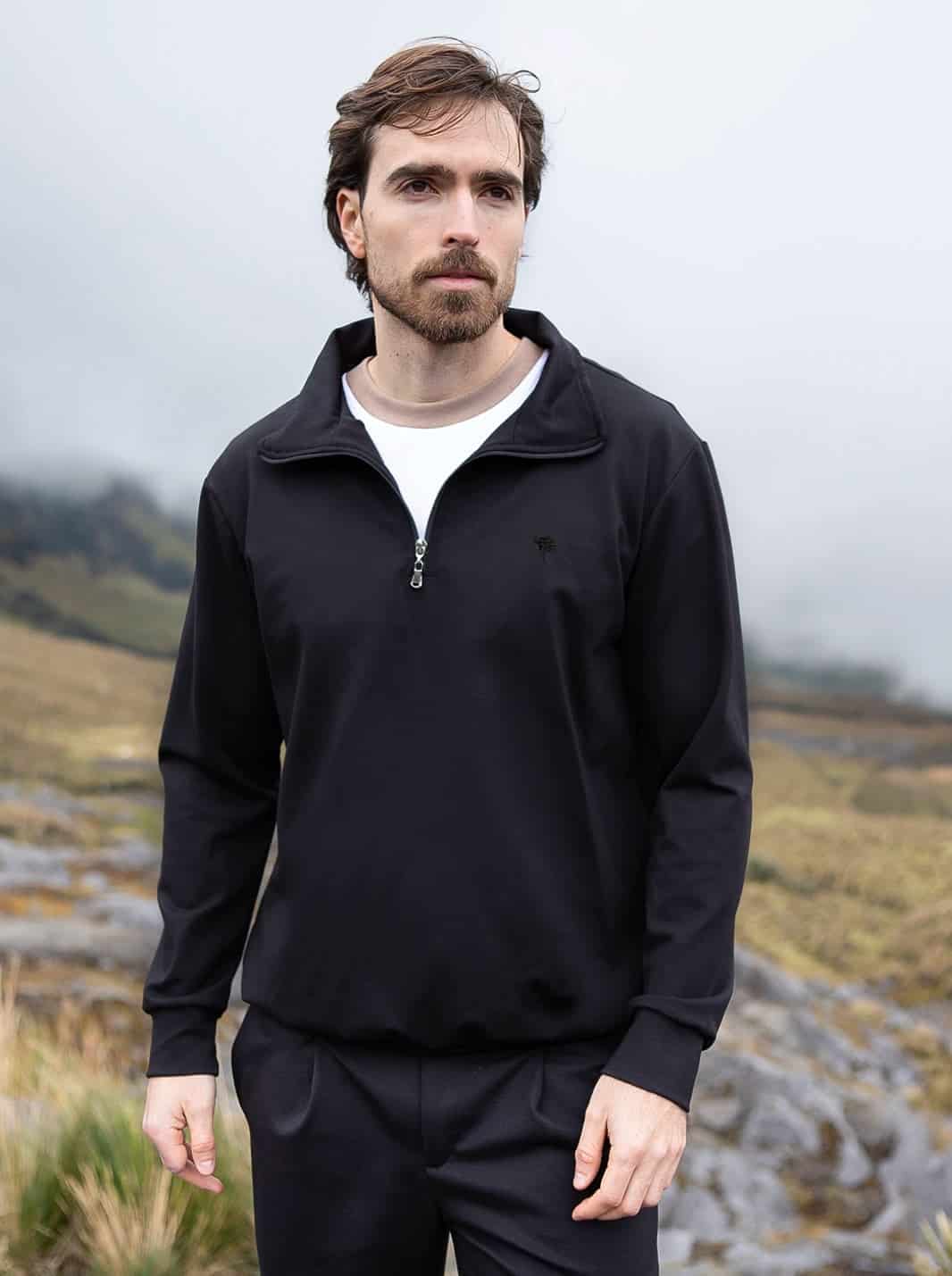 SUÉTER PREMIUM | FIBRA INTELIGENTE | HALF-ZIP - miniatura 3