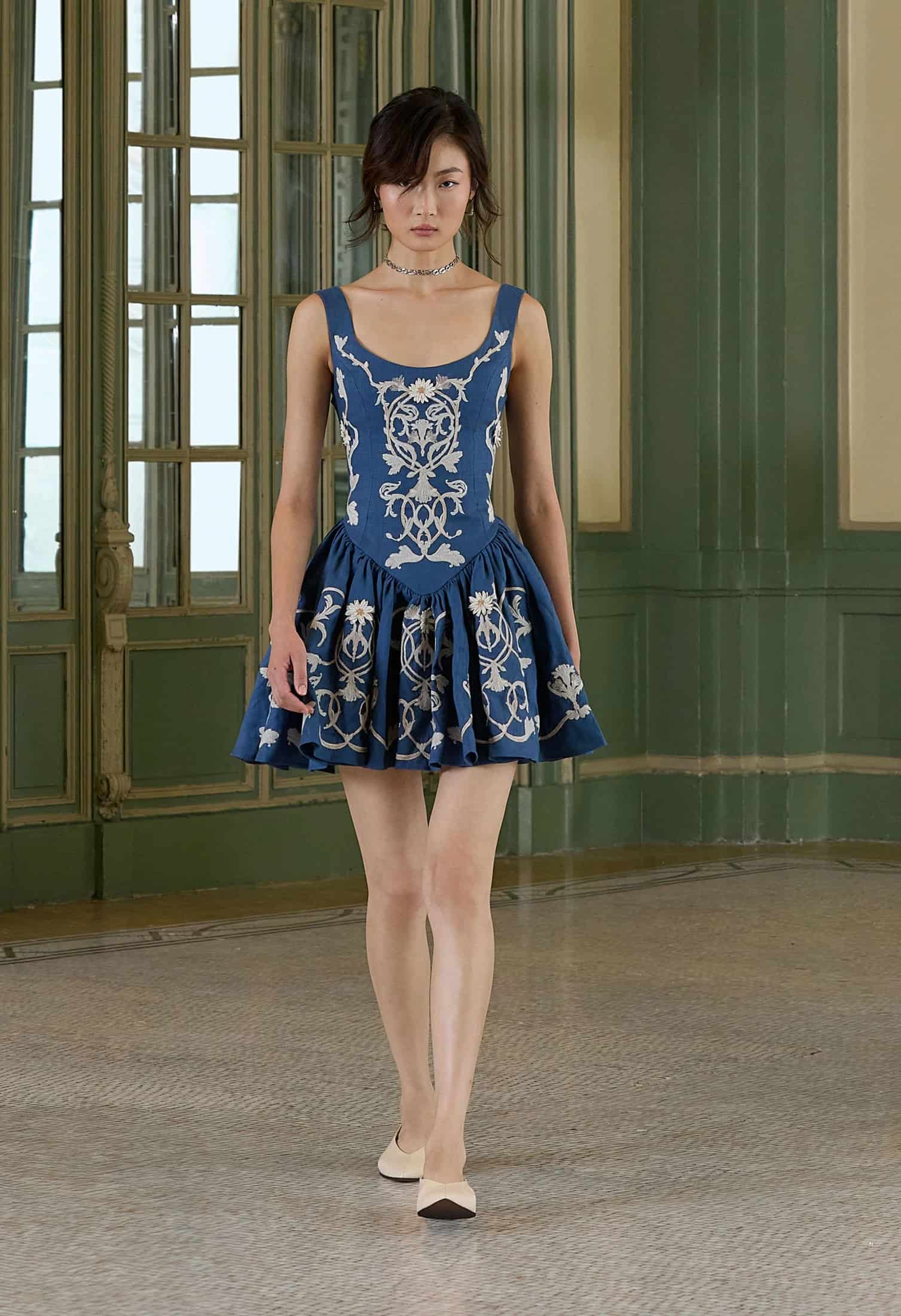 Pluma Ribbons Mini Dress - miniatura 2