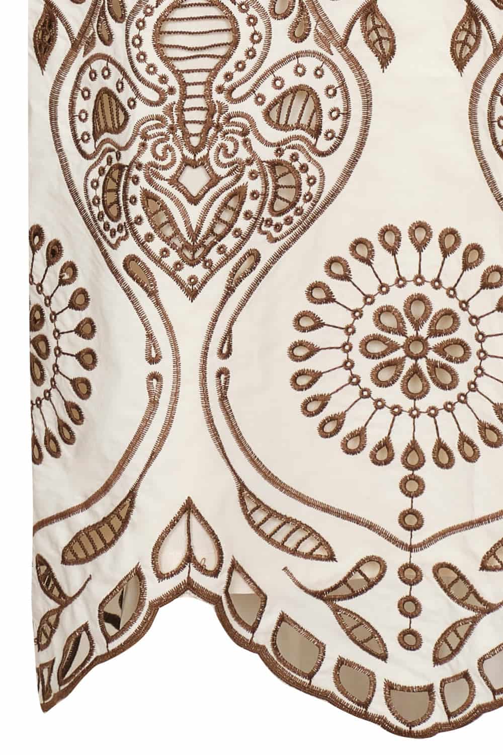 Falda marsella ivory coffee - miniatura 3