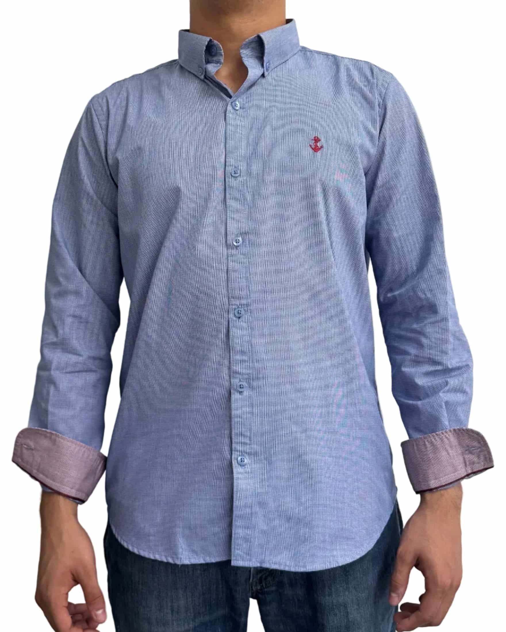 Camisa Punteado Navy - miniatura 3