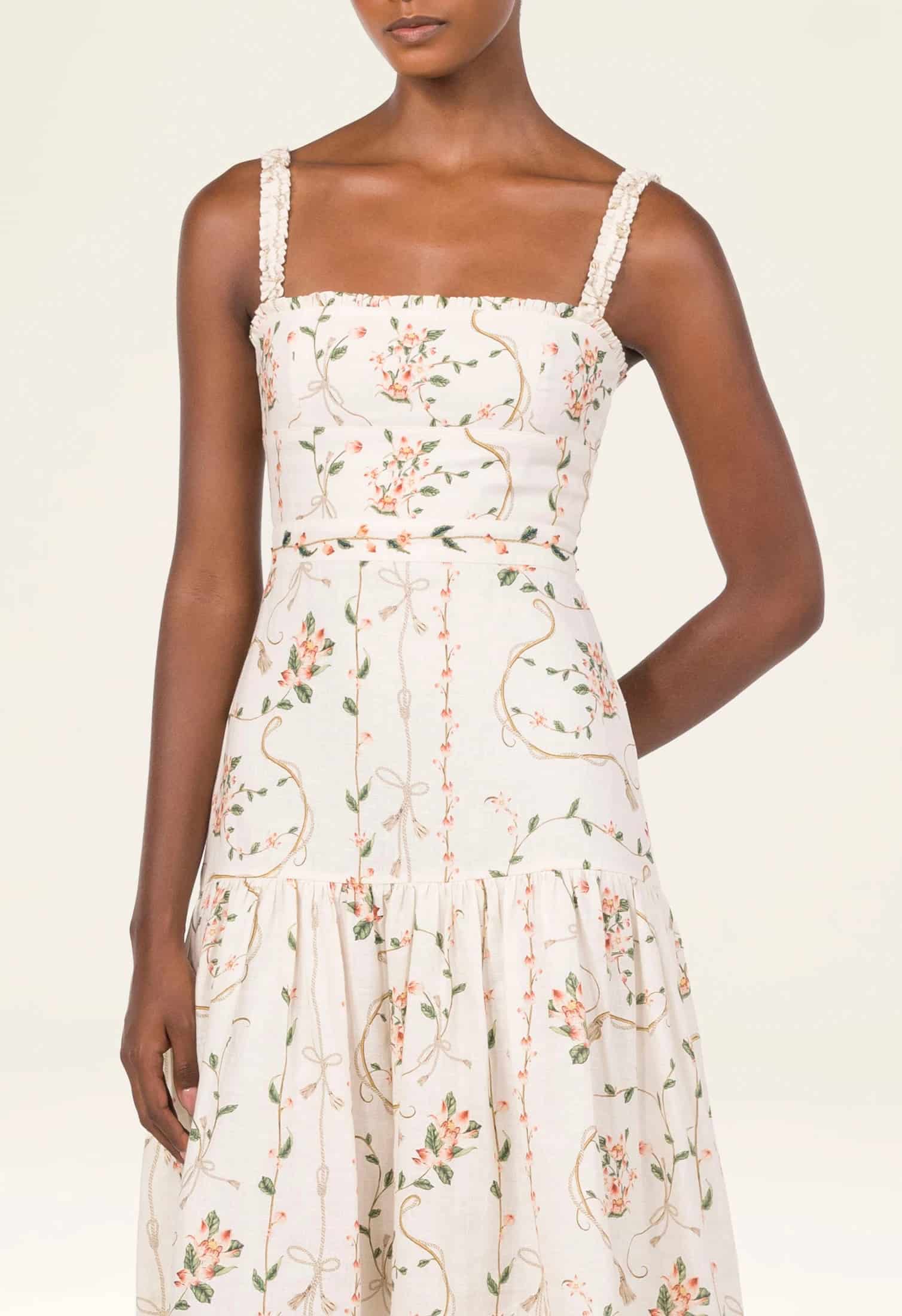 Nispero  Navegante Midi Dress - miniatura 8