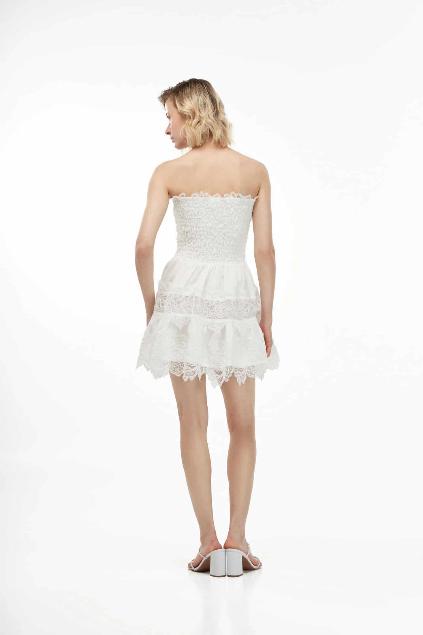 BRISA MINI DRESS WHITE - miniatura 2