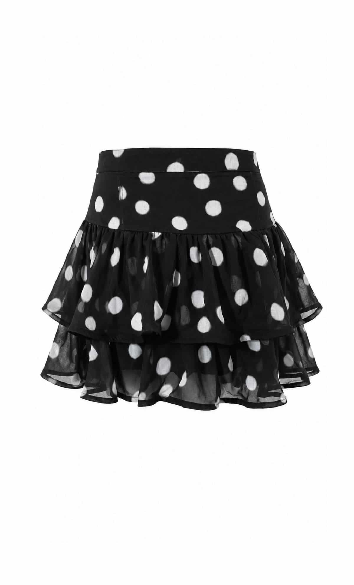 Falda corta Zelva Dots - miniatura 3