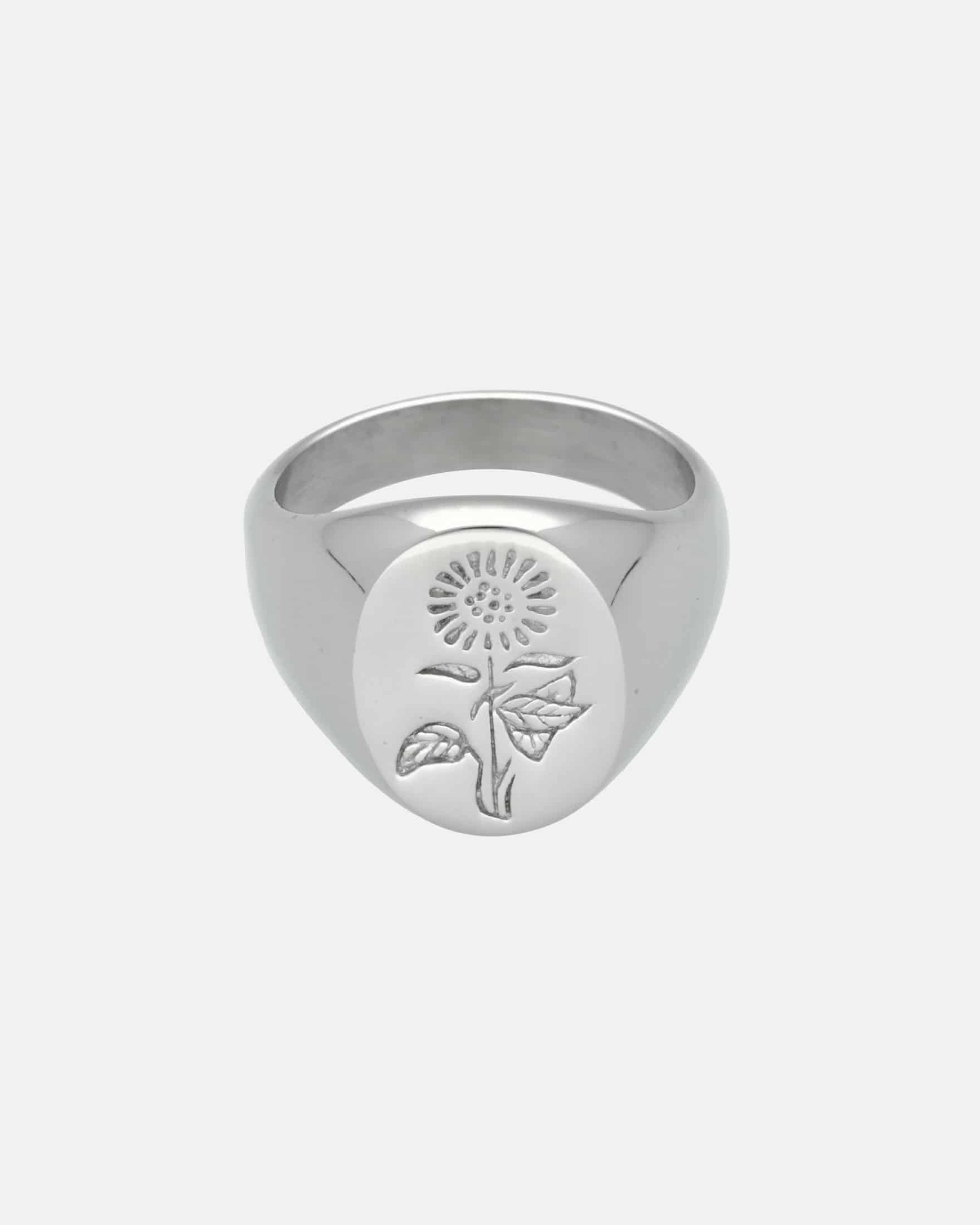 Anillo Fiore Plateado - miniatura 3