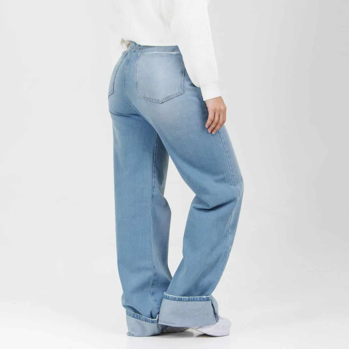Jean Axspen Wide Leg Ax-2929 Rigido - miniatura 8