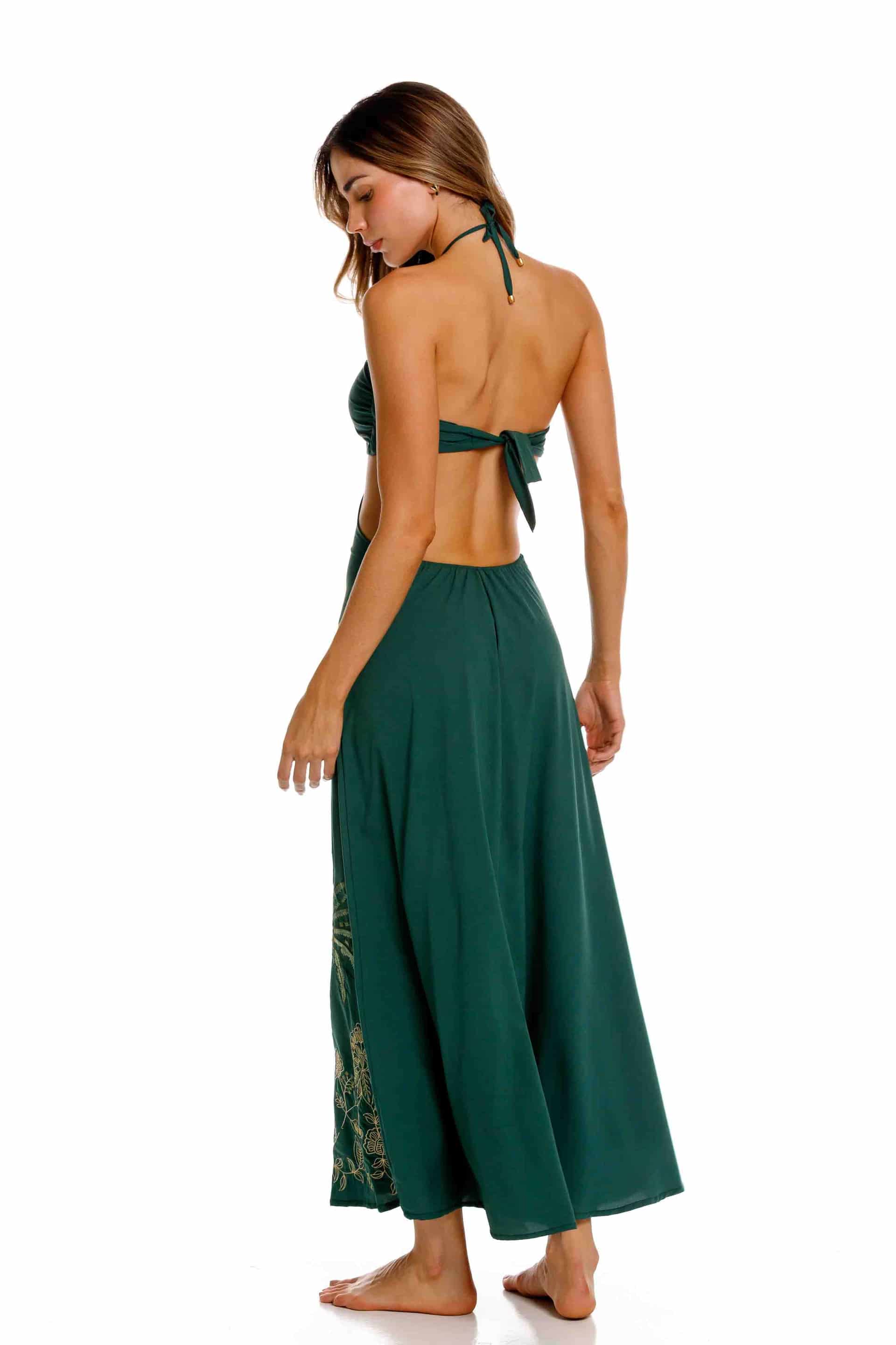 Vestido Brisa Palms Verde - miniatura 4