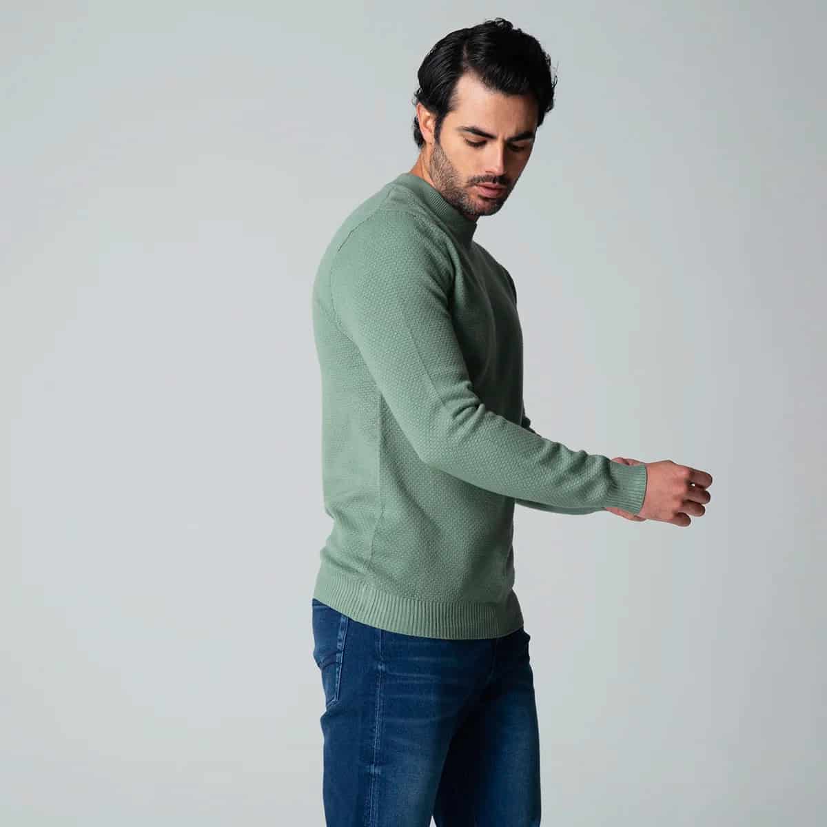 Buzo Tejido Cuello Alto Aldo - miniatura 4
