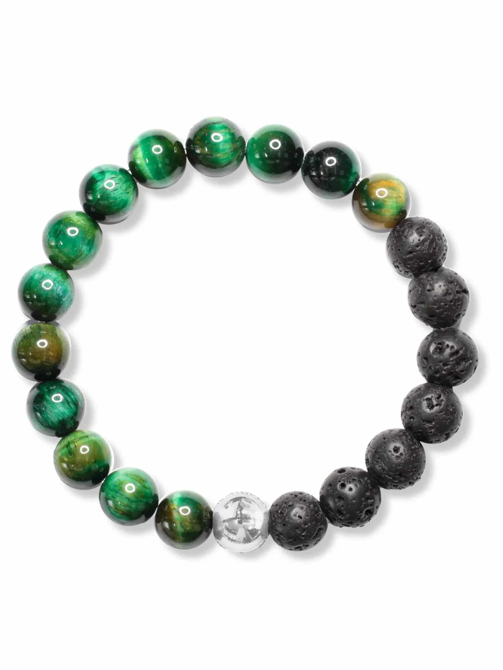 Brazalete Tigre Verde Volcán 8mm - miniatura 6