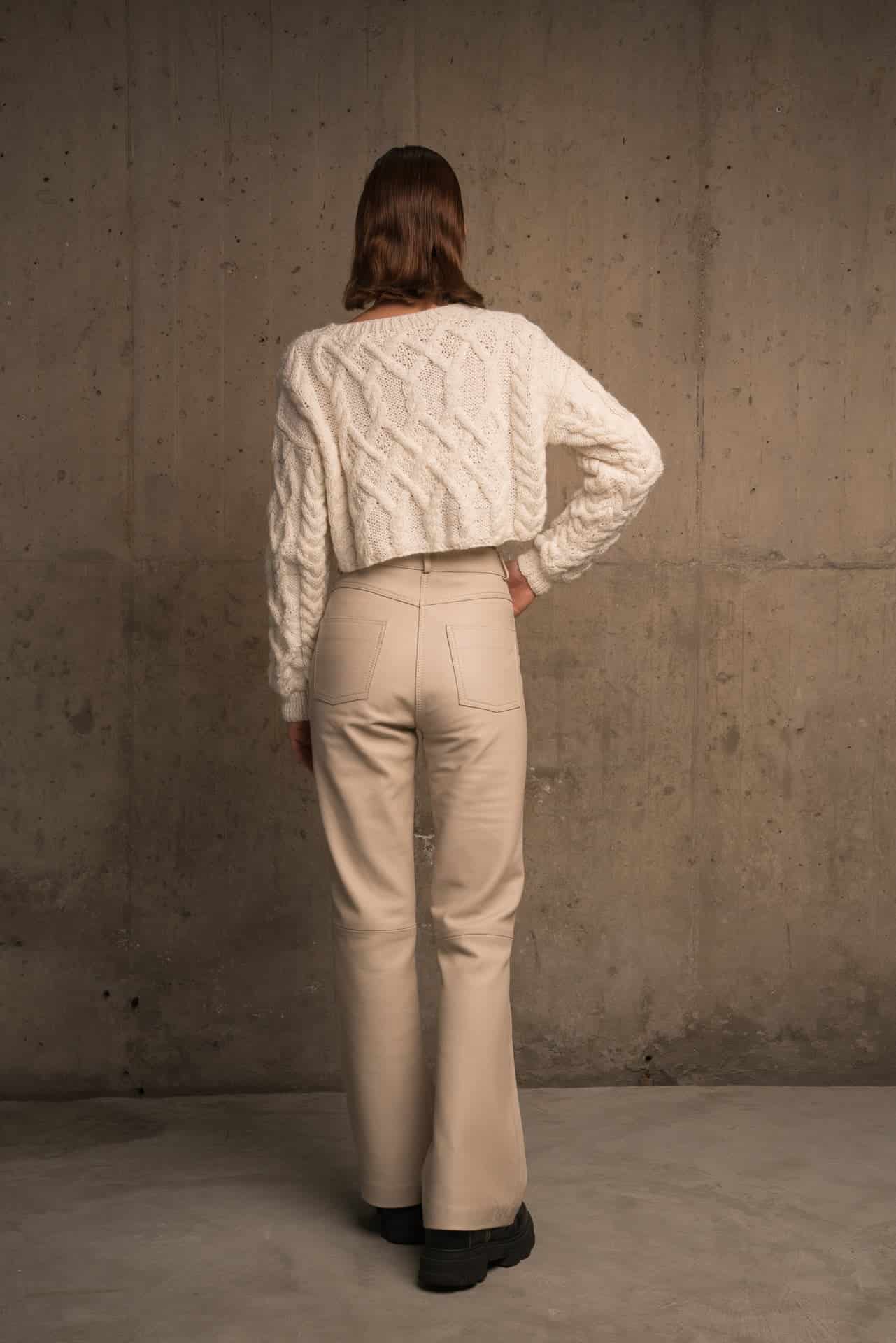 5-POCKET SEMI-WIDE LEG LOW-RISE VALENTINA PANTS - miniatura 4