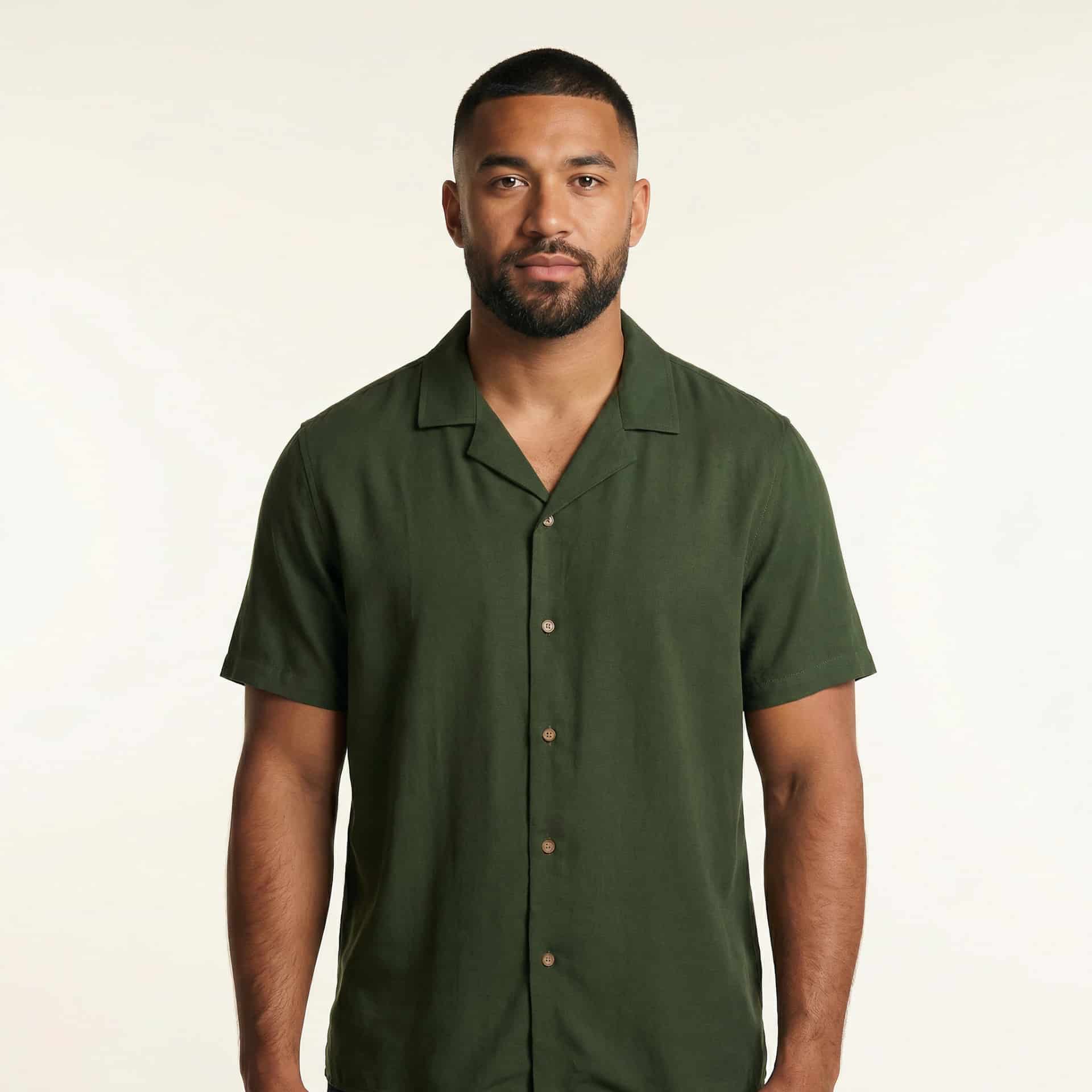 Camisa Bowling Verde G03 - miniatura 1