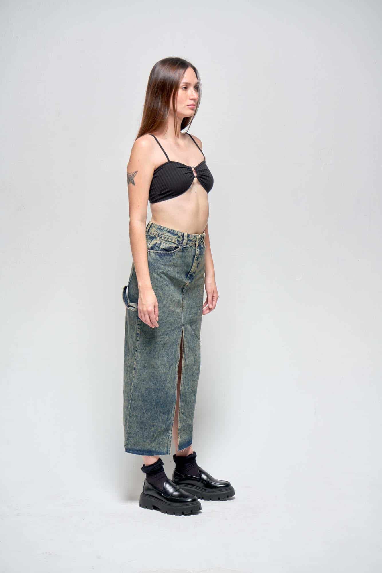 LAYLA DENIM SKIRT - miniatura 3