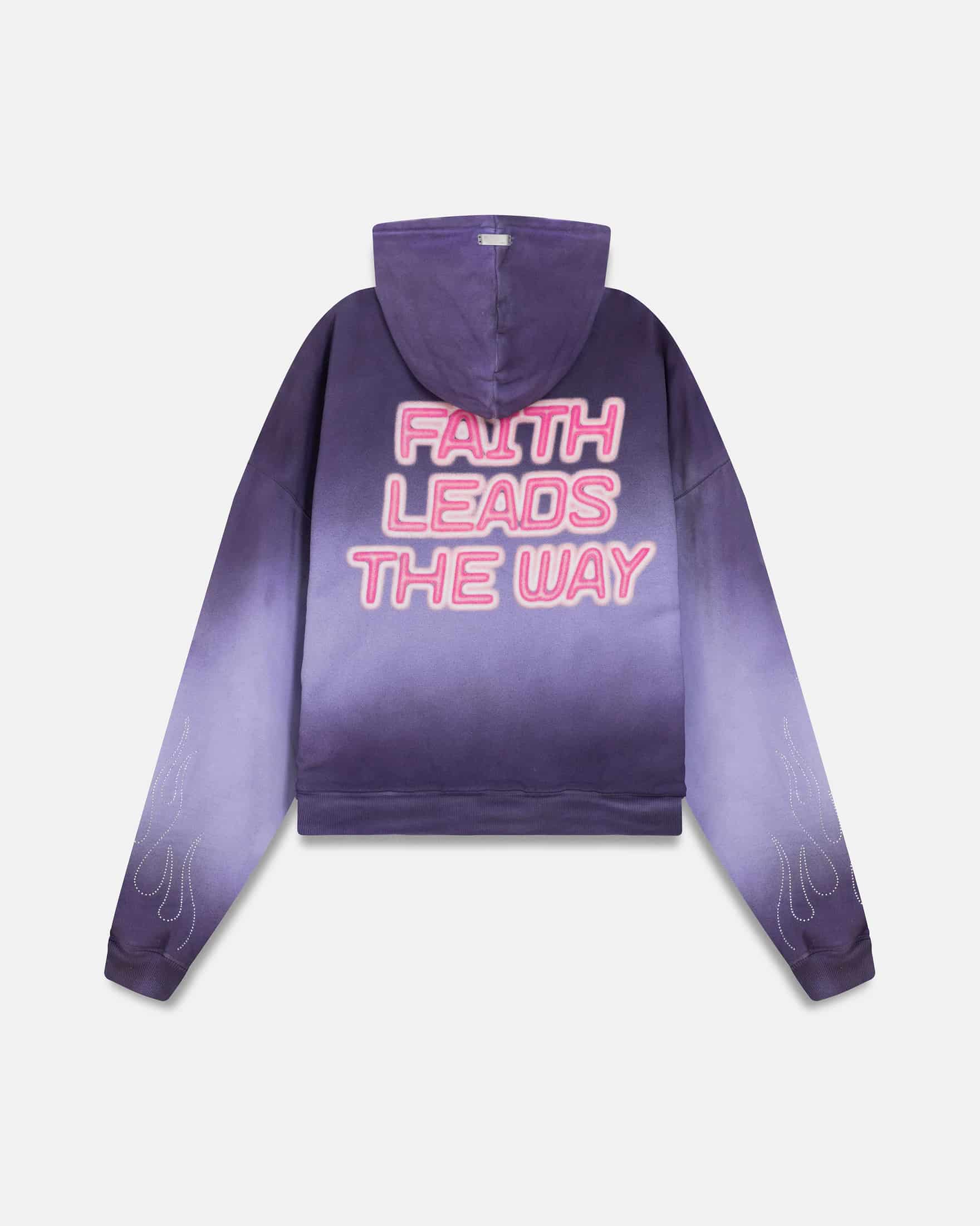 W Act 1 Radiant Boxy Fit Hoodie Faded Purple - miniatura 3