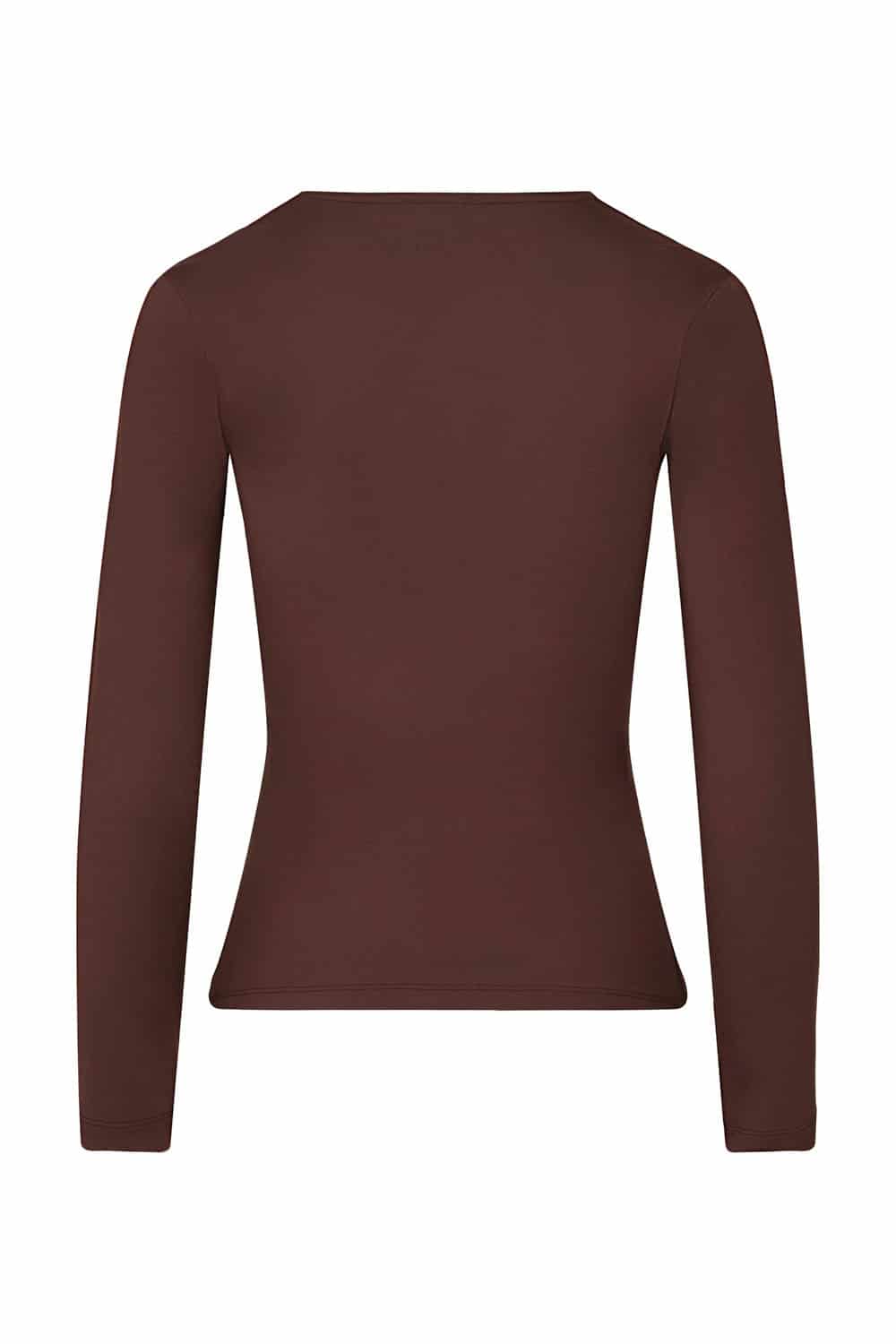 Blusa Hana coffee - miniatura 3