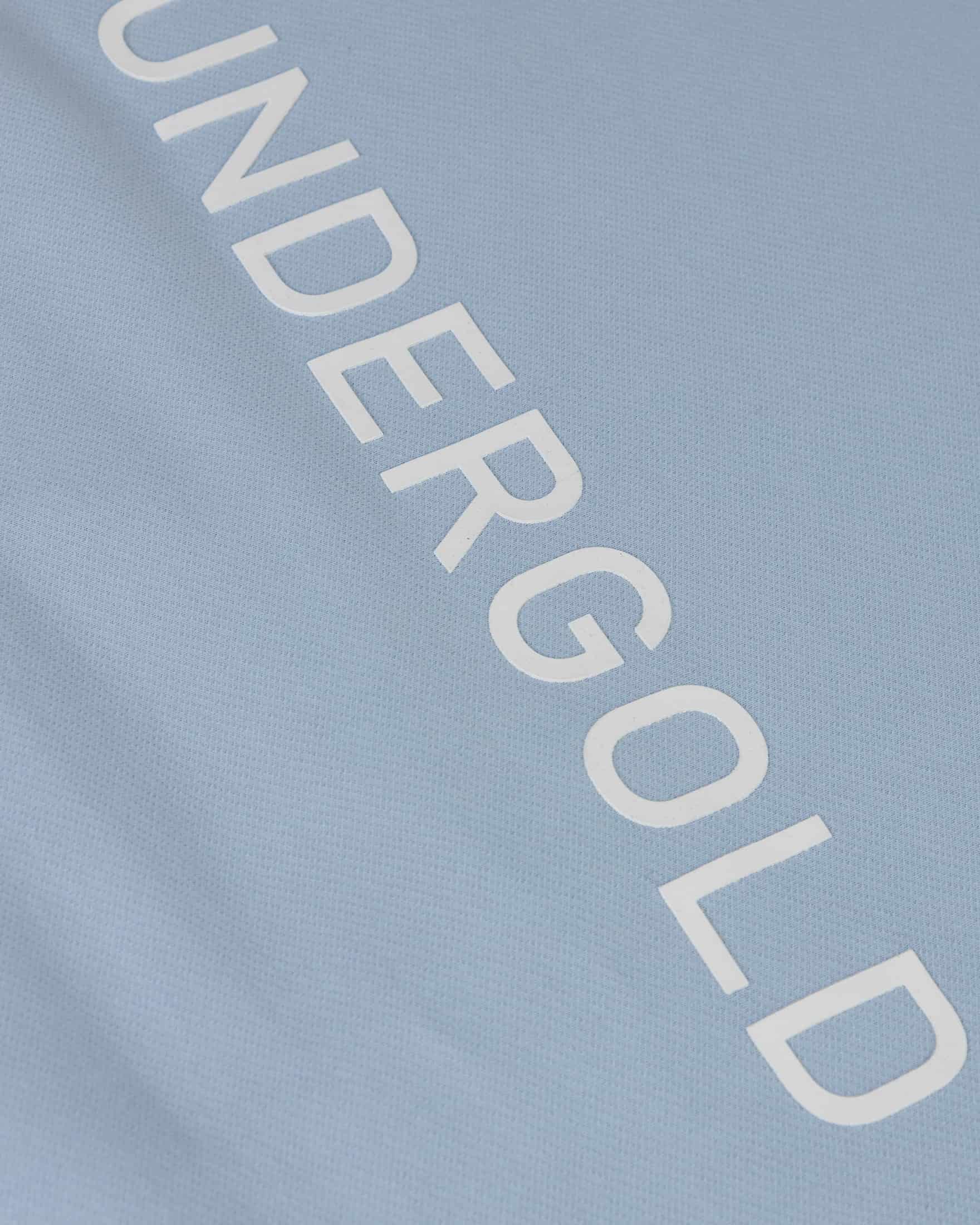 Basics Undergold Boxy Fit Hoodie Light Blue - miniatura 4