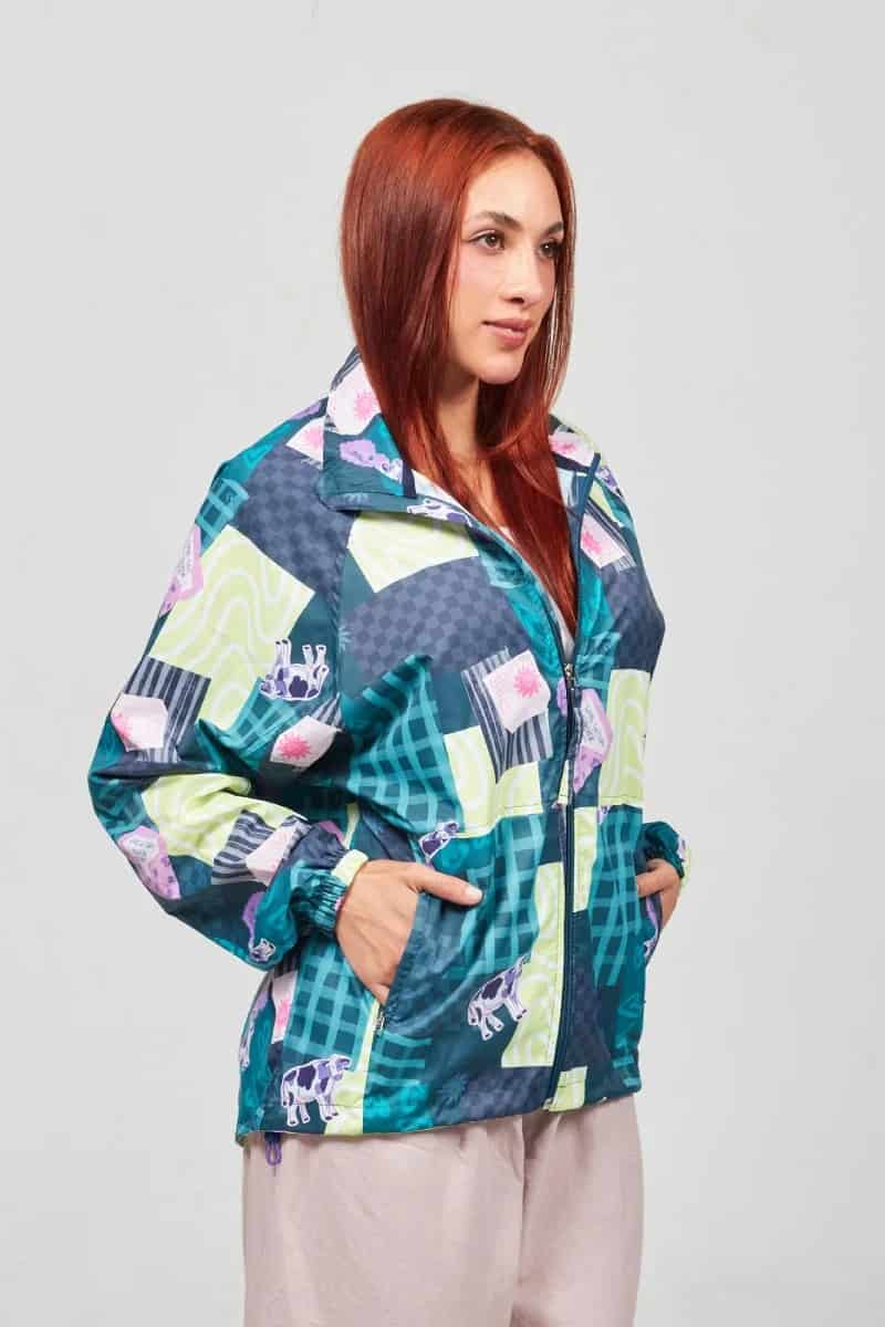Chaqueta Rompevientos Verde Ensueños - miniatura 9