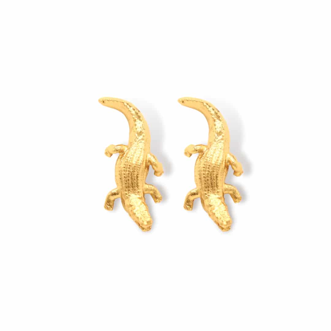 Aretes de cocodrilo - miniatura 1