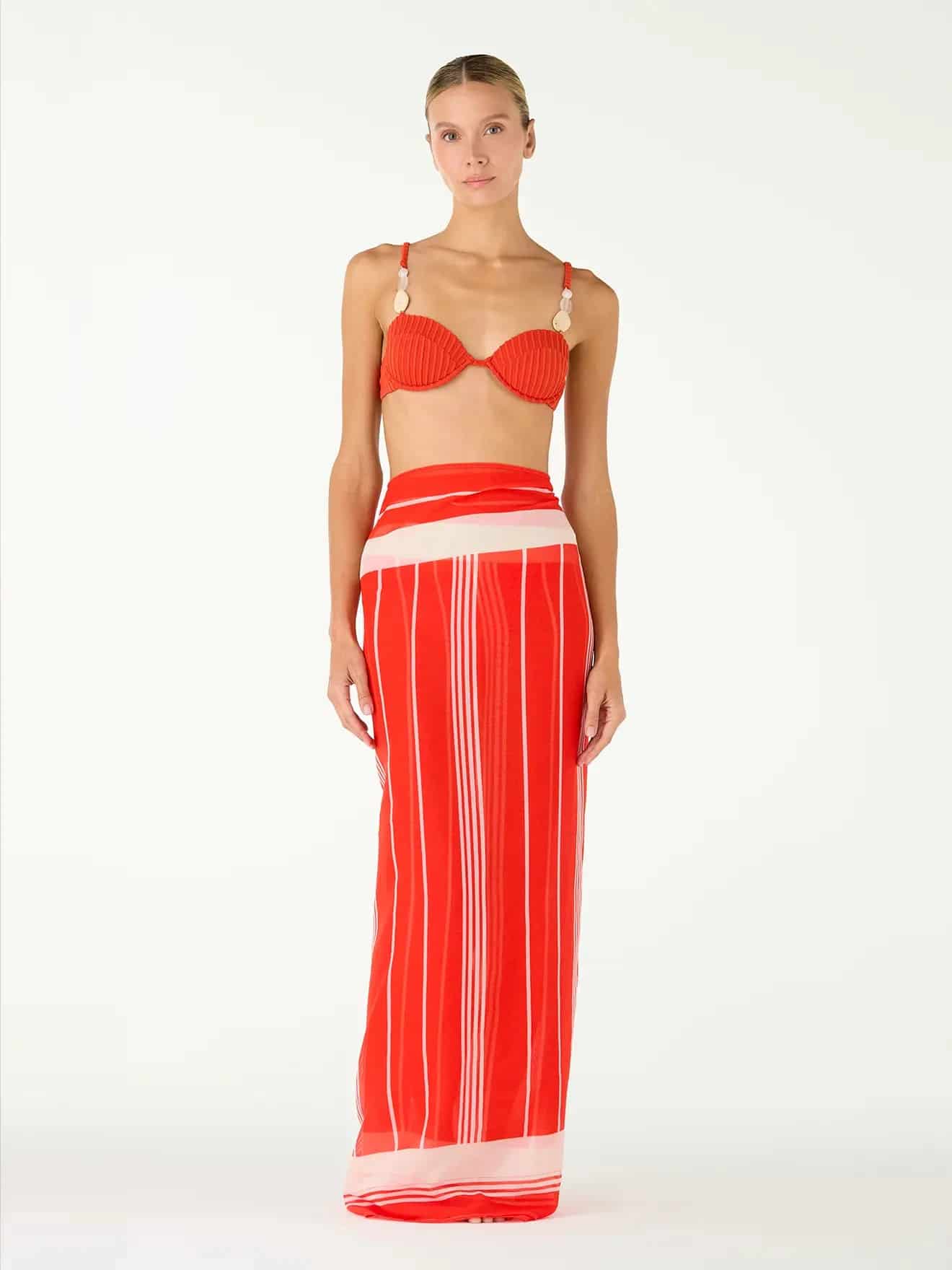 Sarong Pareo Capri Red - miniatura 2