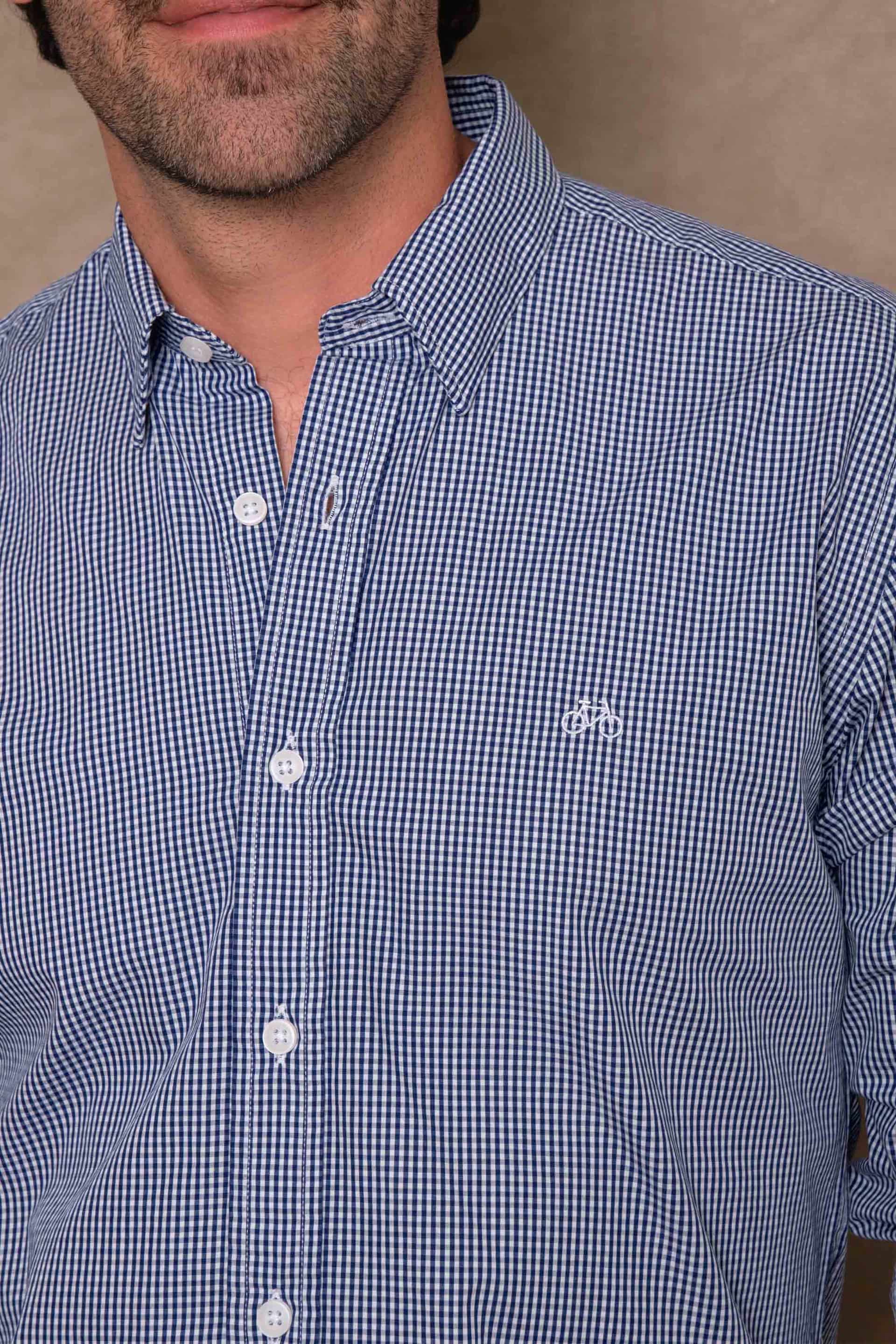CAMISA MINI NAVY CHESS - miniatura 2