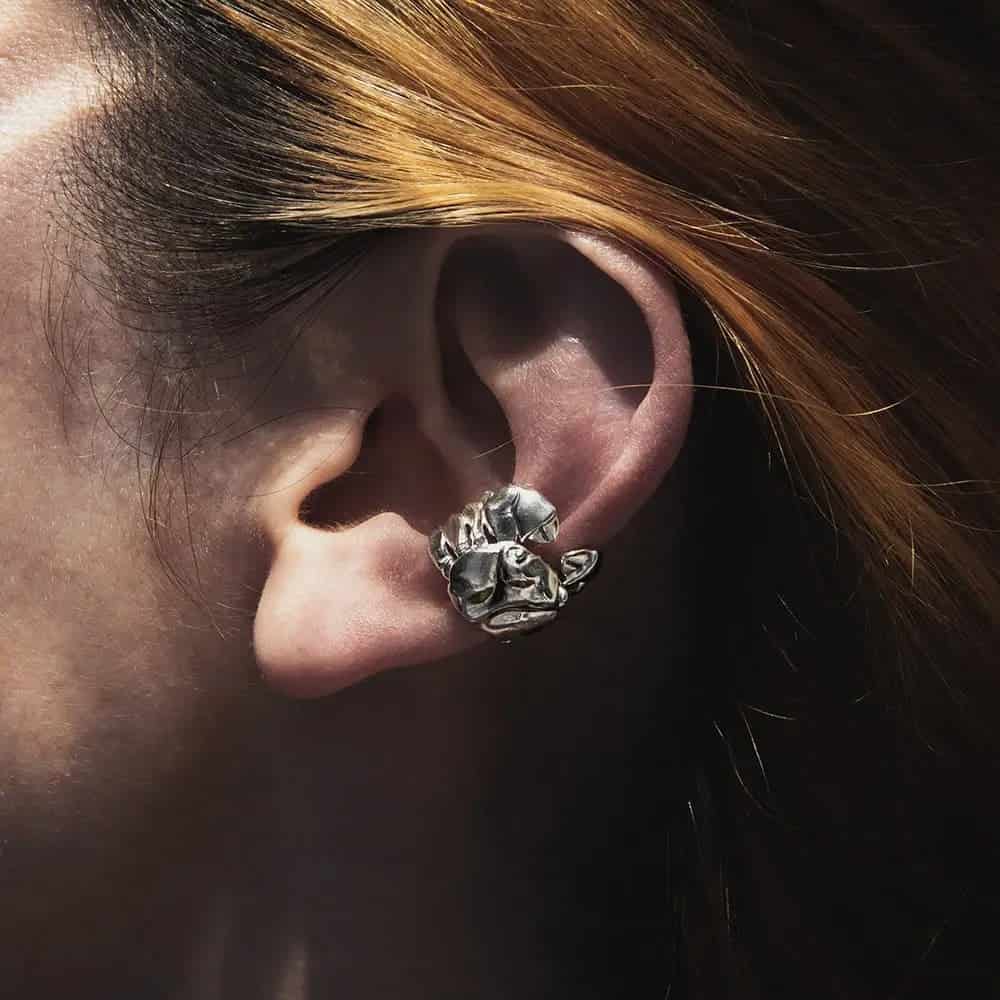 Earcuff Cangrejo rojo - miniatura 1
