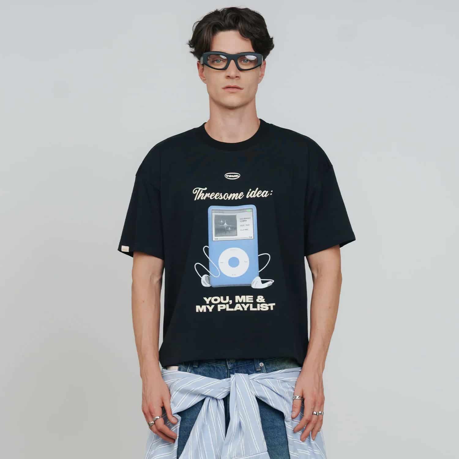 F*ck Nudes Boxy T-Shirt - Black - miniatura 5