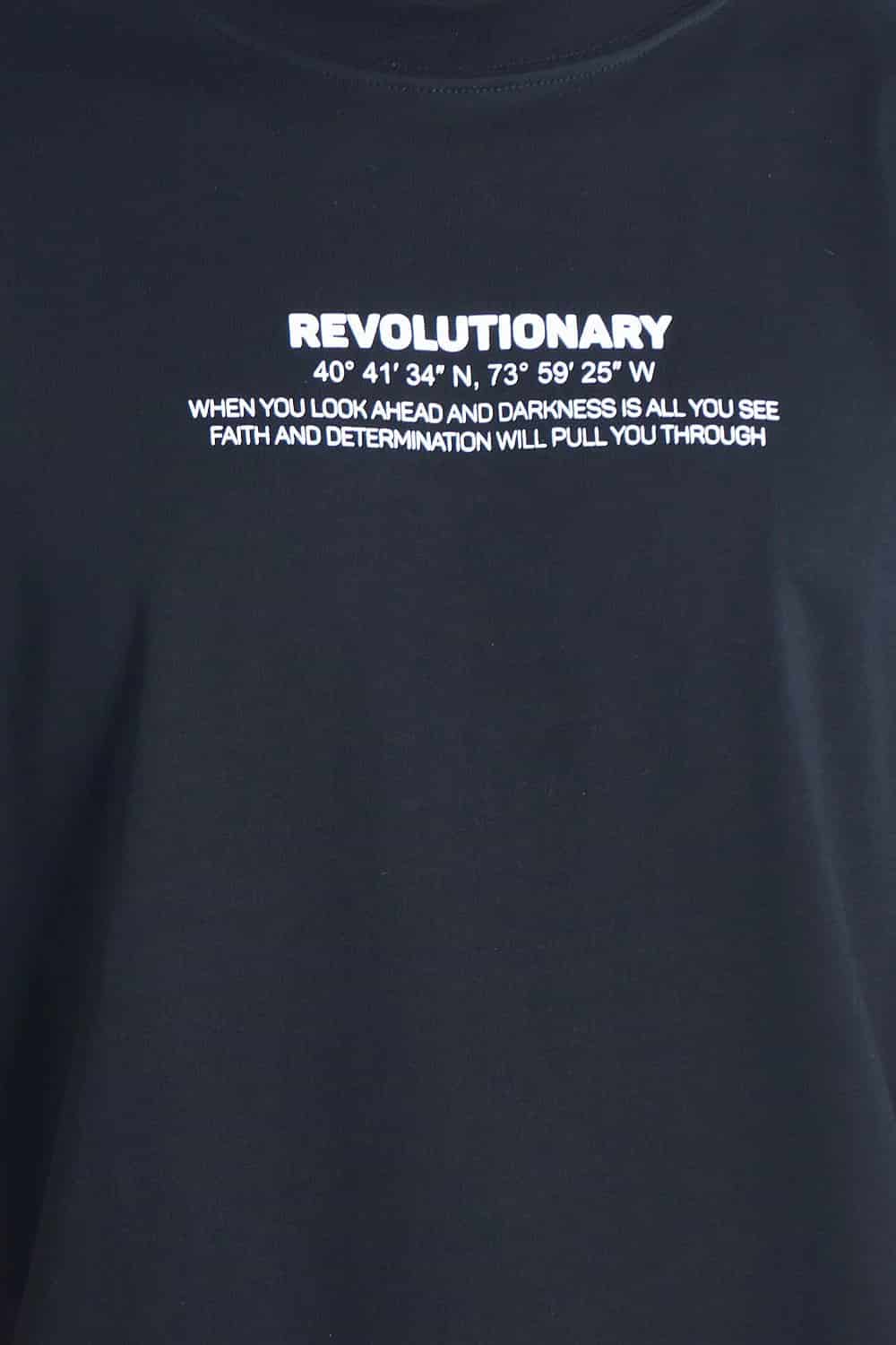 CAMISETA OVERSIZE NEGRA [DROP 0:0] - miniatura 3