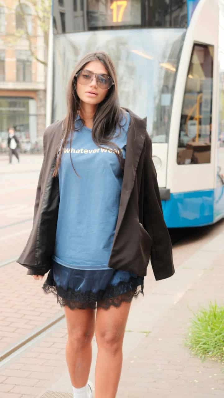 Falda Copenhagen Azul Royale - miniatura 6