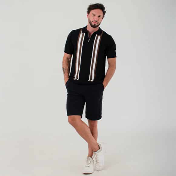 SUETER TIPO POLO MODA TEJIDO HOMBRE - miniatura 8